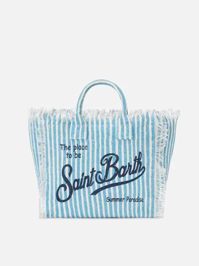 mc2-saint-barth-borsa-colette-in-lino-a-righe-azzurre-e-bianche-con-tracolla-reg image 1