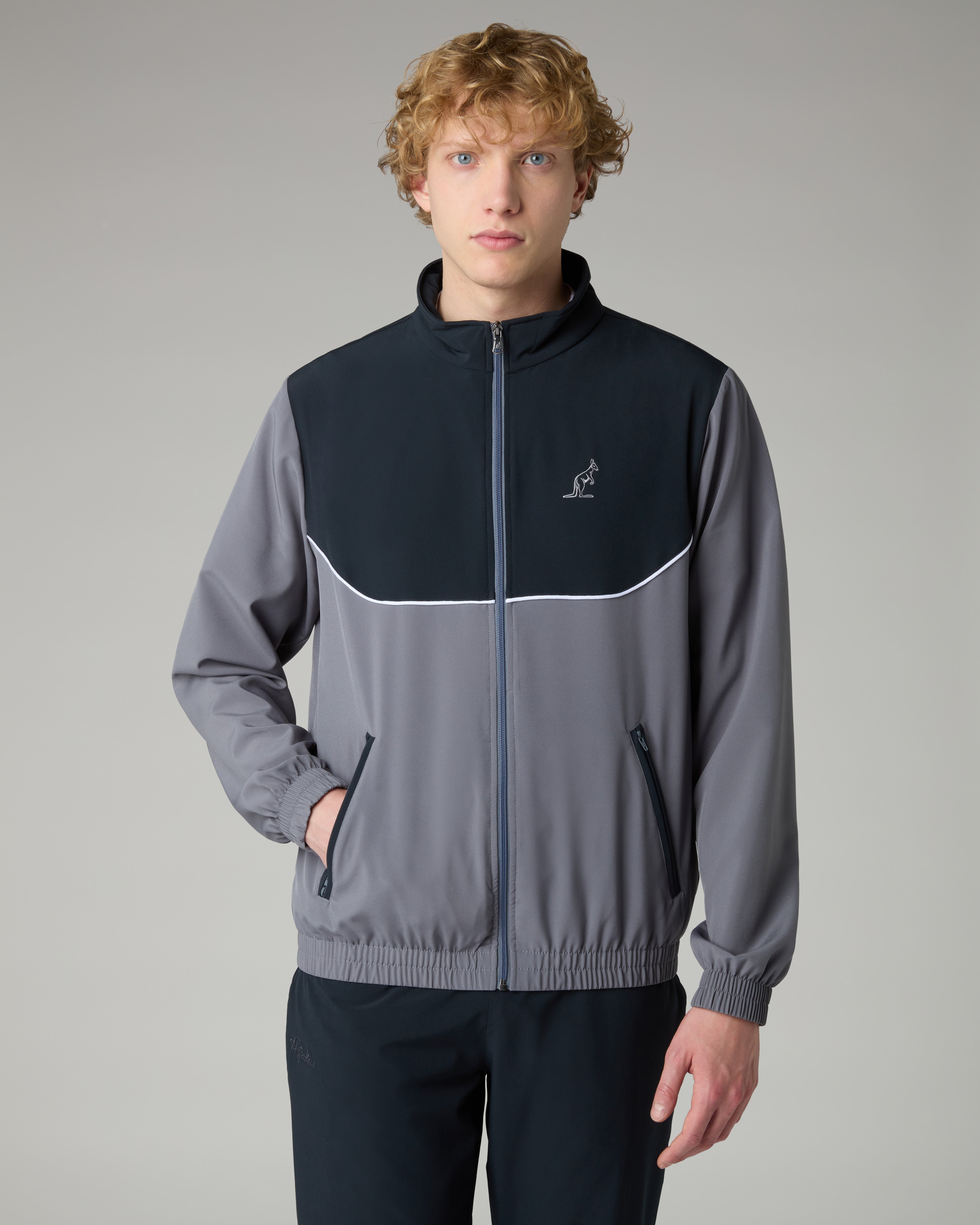 australian-gaucho-tracksuit-tuta-uomo-grigio-acciaio-slam image 3