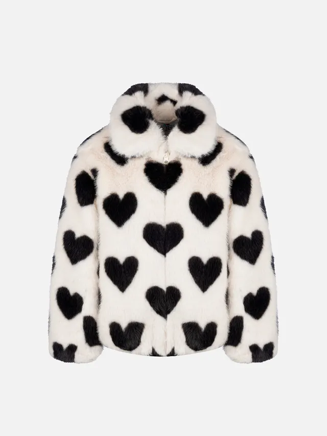 mc2-saint-barth-aveline-girl-giacca-bomber-in-pelliccia-ecologica-con-stampa-cuo image 1