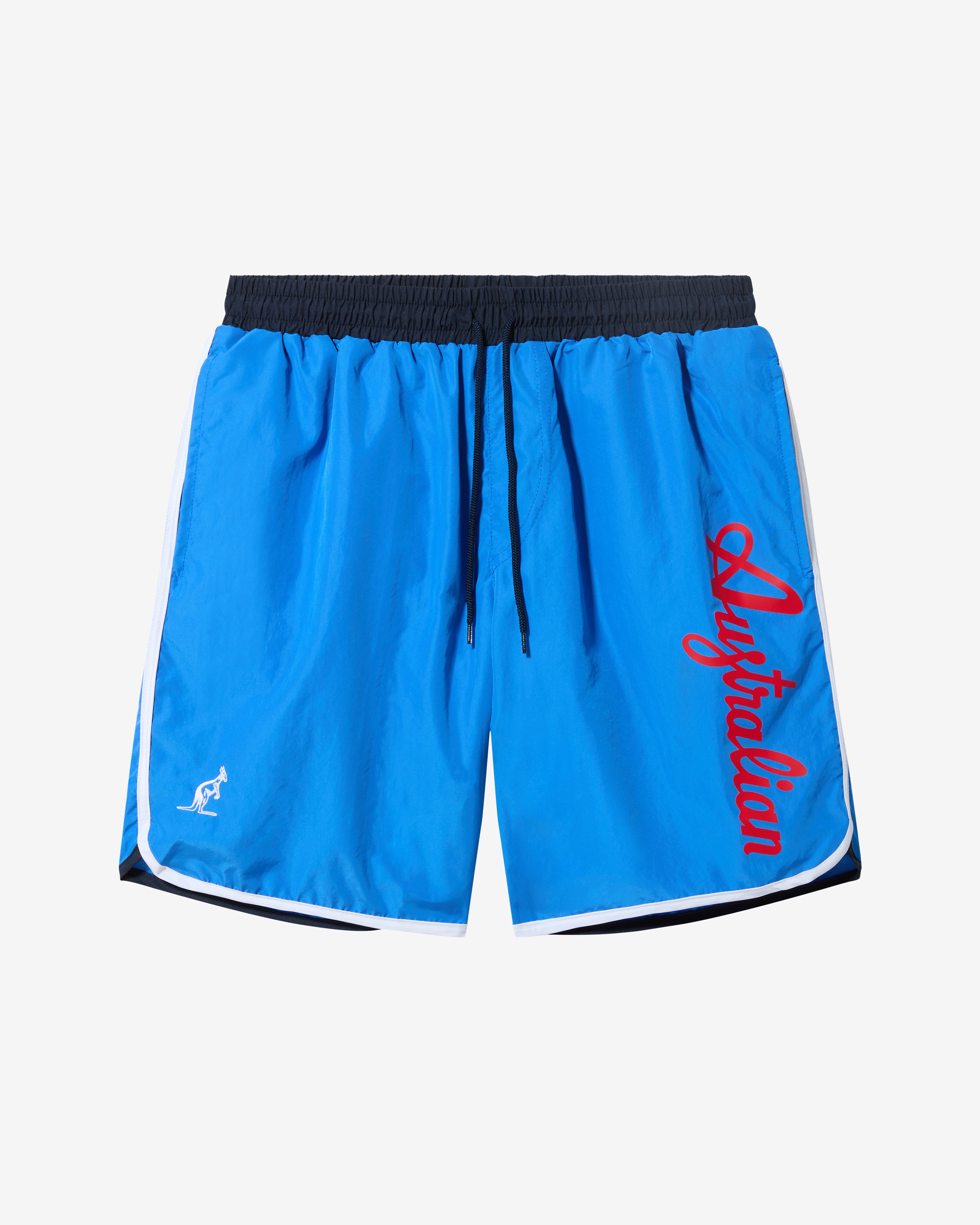 australian-logo-swimshort-blu-zaffiro-costume-mare-uomo image 1