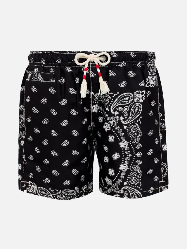 mc2-saint-barth-costume-da-bagno-bambino-stampa-bandana-nera image 1