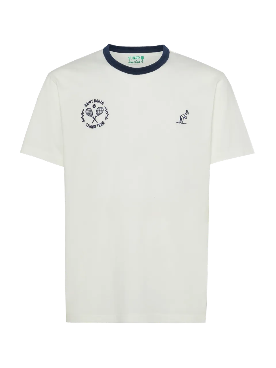 australian-t-shirt-dover-jersey-cotone-bianco-st-barth image 1