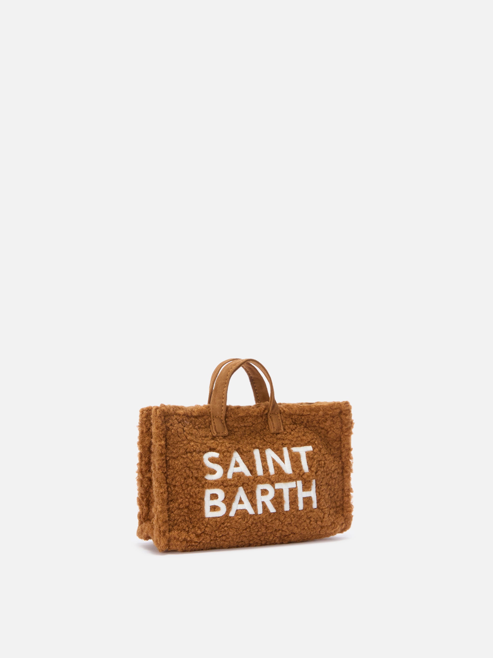 mc2-saint-barth-phone-bag-teddy-mini-borsa-telefono-sherpa-marrone image 4