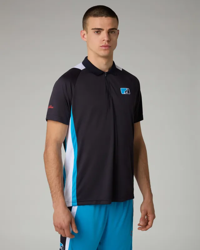 australian-league-polo-shirt-uomo-blu-navy-polo-tecnica-traspirante image 1