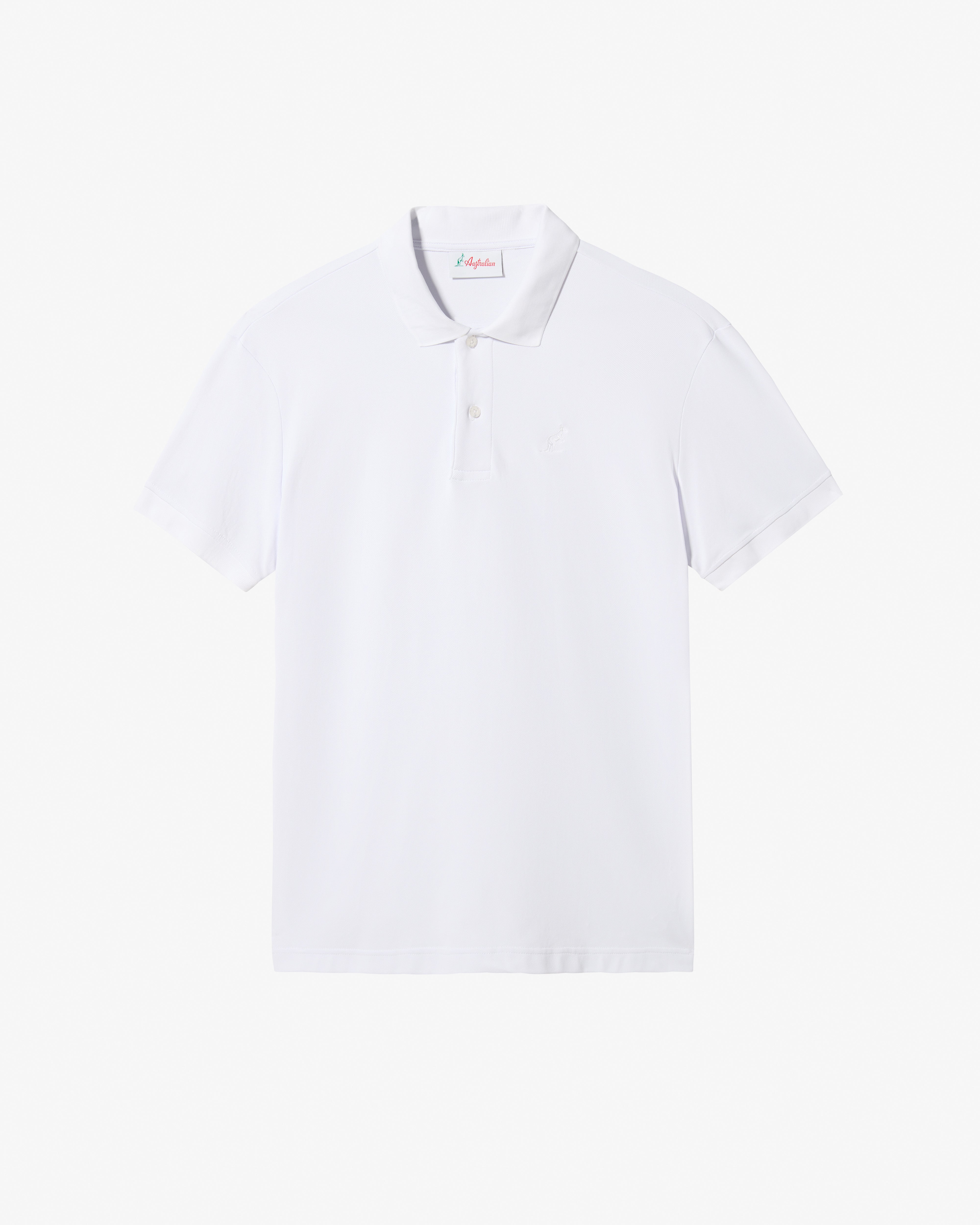 australian-essential-polo-shirt-in-piquet-tecnico-bianco-regular-fit image 5