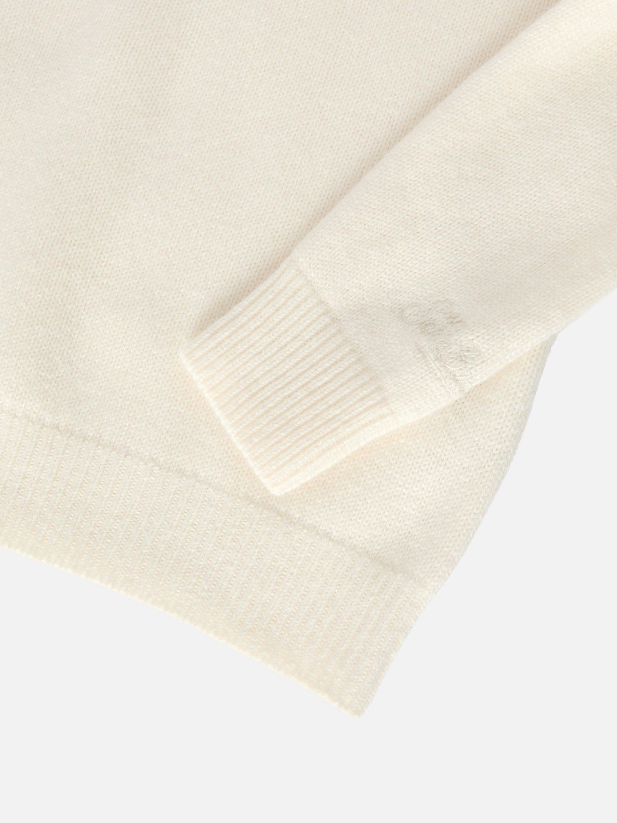 mc2-saint-barth-princess-girocollo-bambina-cashmere-bianco-piccola-peste image 4