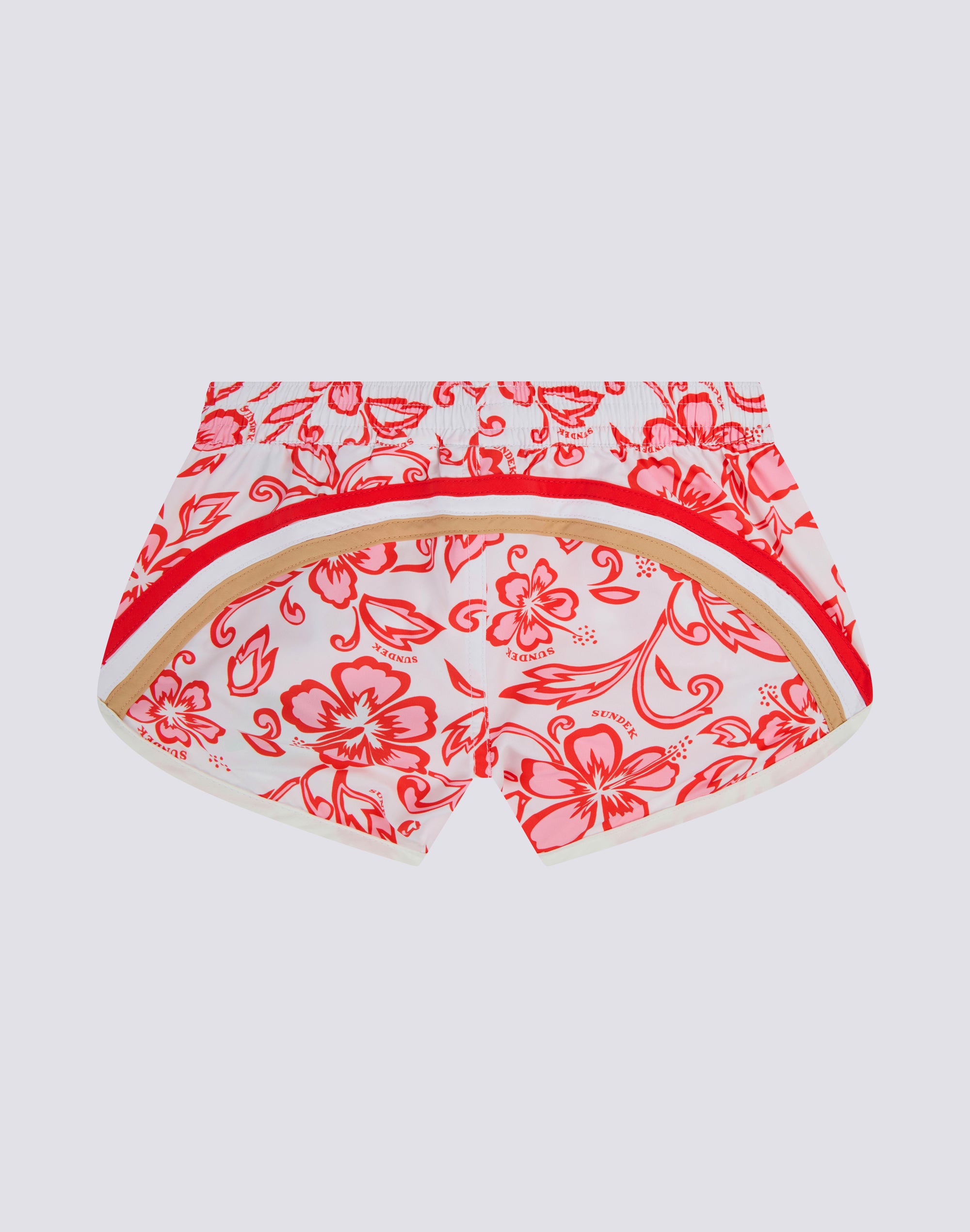 sundek-margate-pantaloncino-mare-corto-bambina-stampa-hibiscus image 1