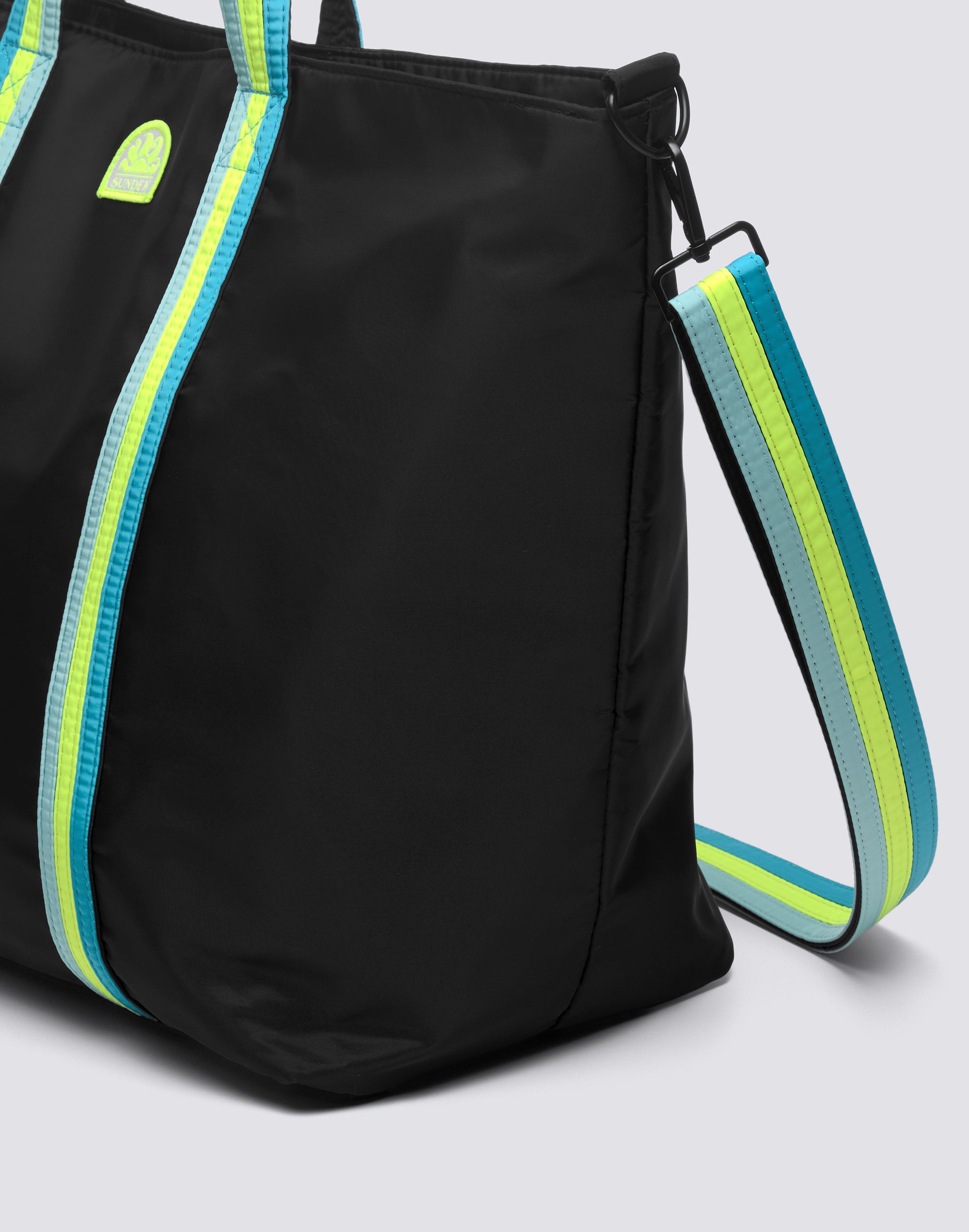 sundek-bon-am388abpy800-borsa-mare-tote-con-manici-arcobaleno-e-tracolla image 2
