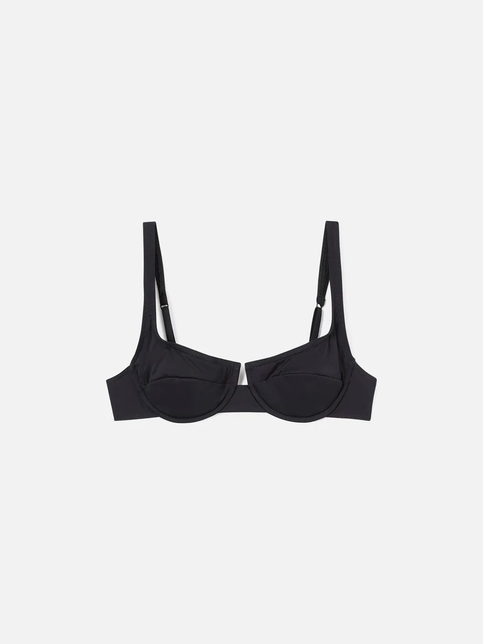 mc2-saint-barth-amira-top-bikini-donna-balconette-nero-tinta-unita image 1