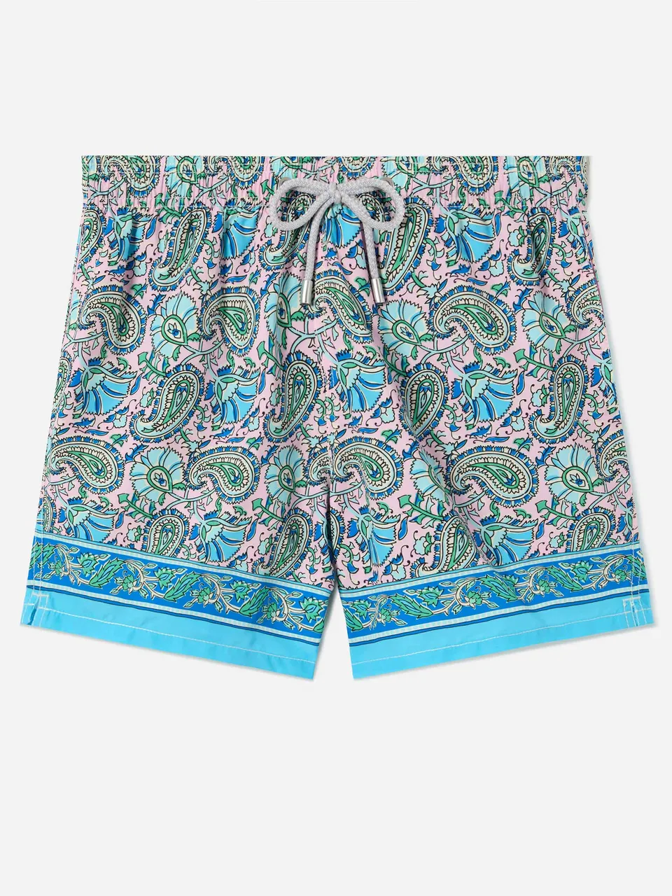 mc2-saint-barth-gustavia-costume-mare-uomo-paisley-rosa-special-edition image 1