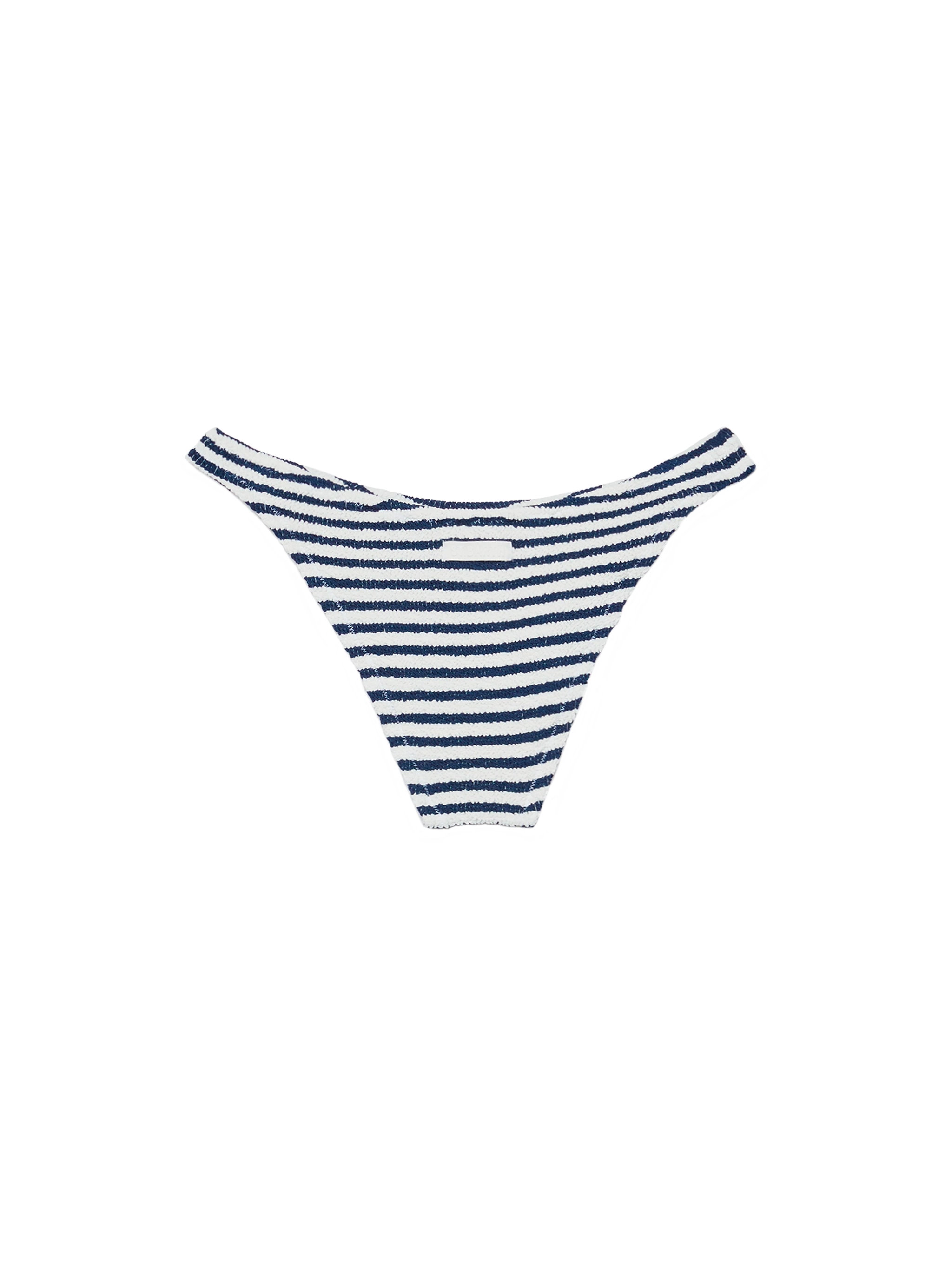 mc2-saint-barth-elise-slip-mare-donna-crinkle-righe-blu-navy-e-bianco image 2