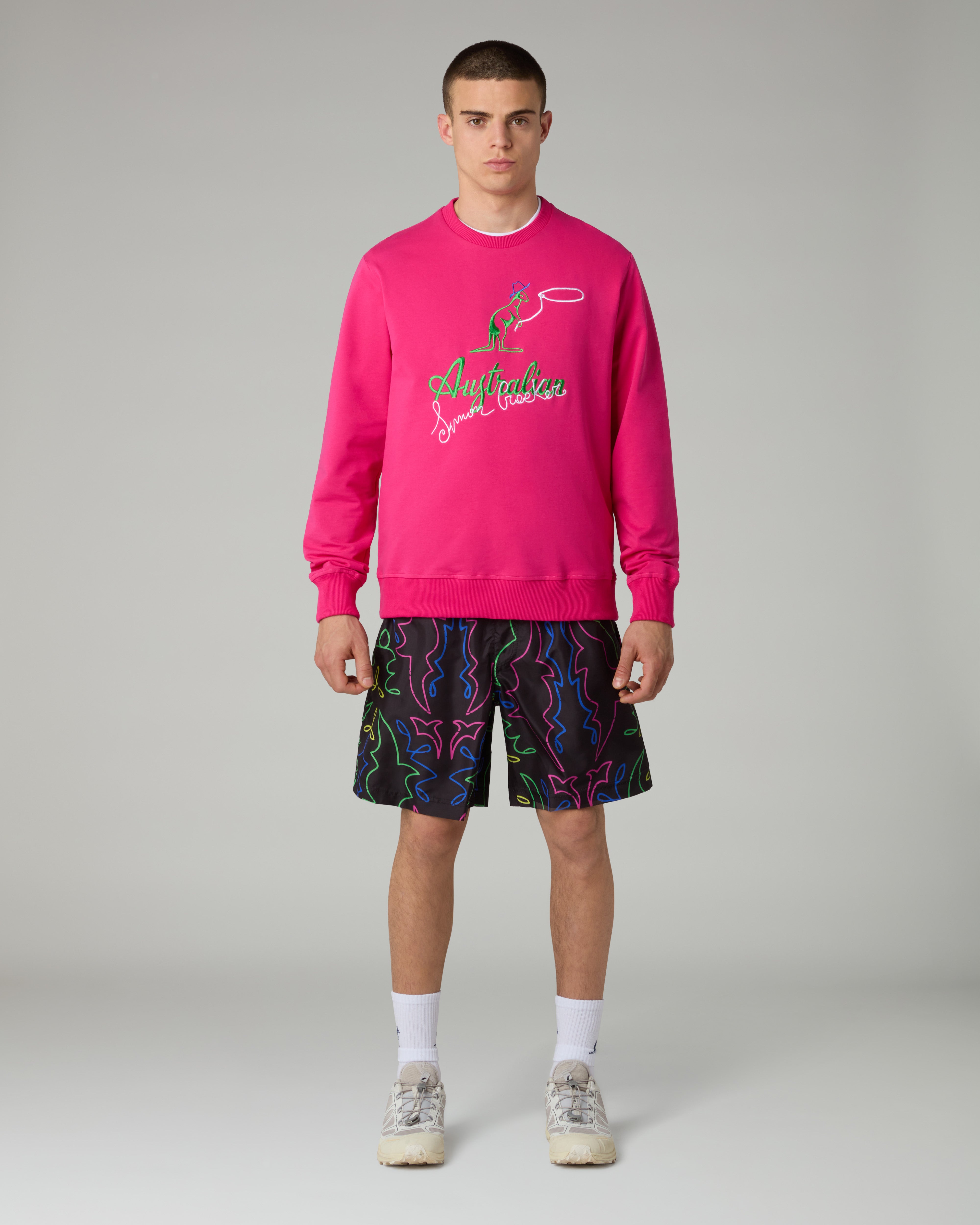 australian-cow-kangoo-crewneck-simon-cracker-x-australian-felpa-girocollo image 2