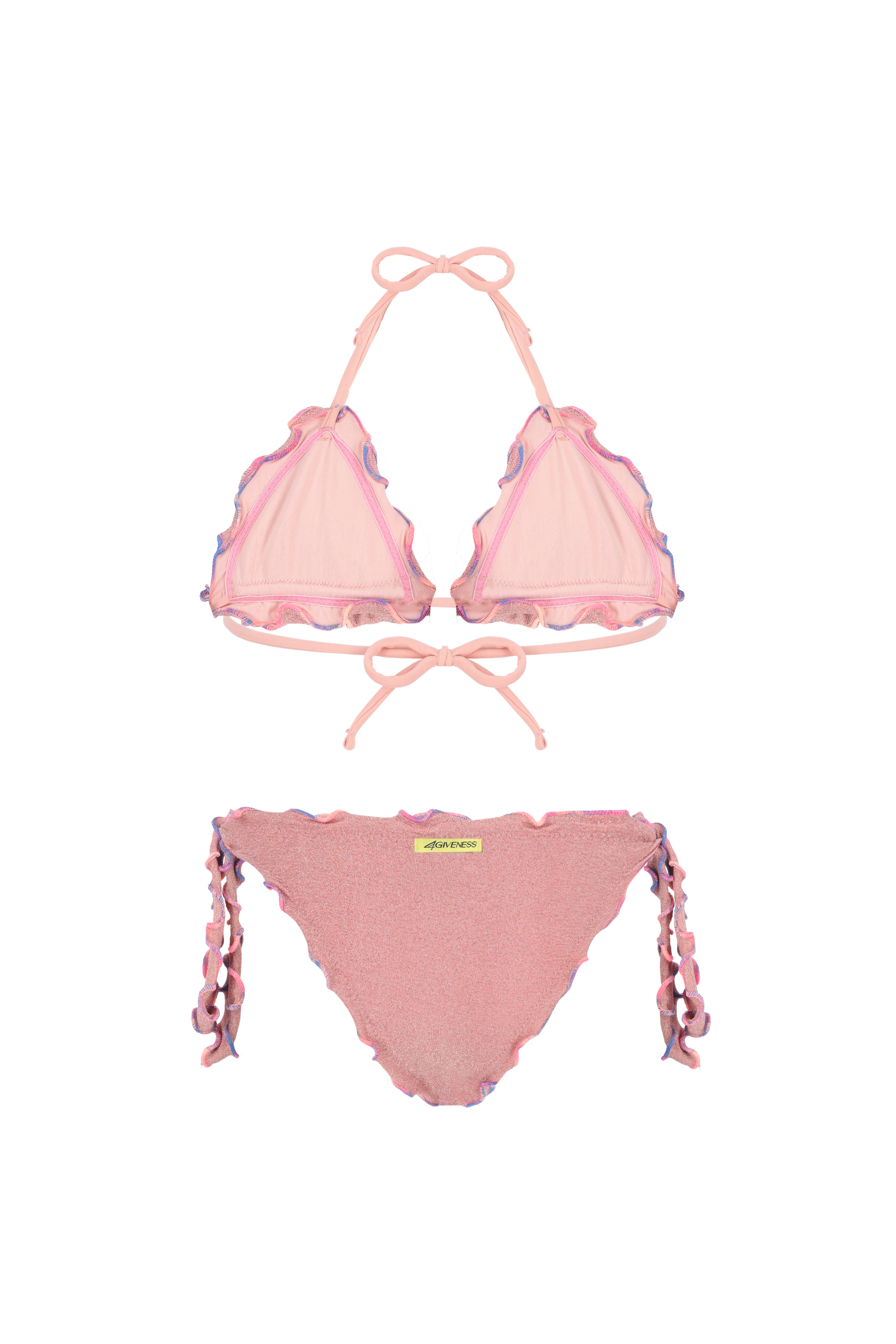 4giveness-bikini-triangolo-con-slip-nodi-bikini-triangolo-bimba image 2