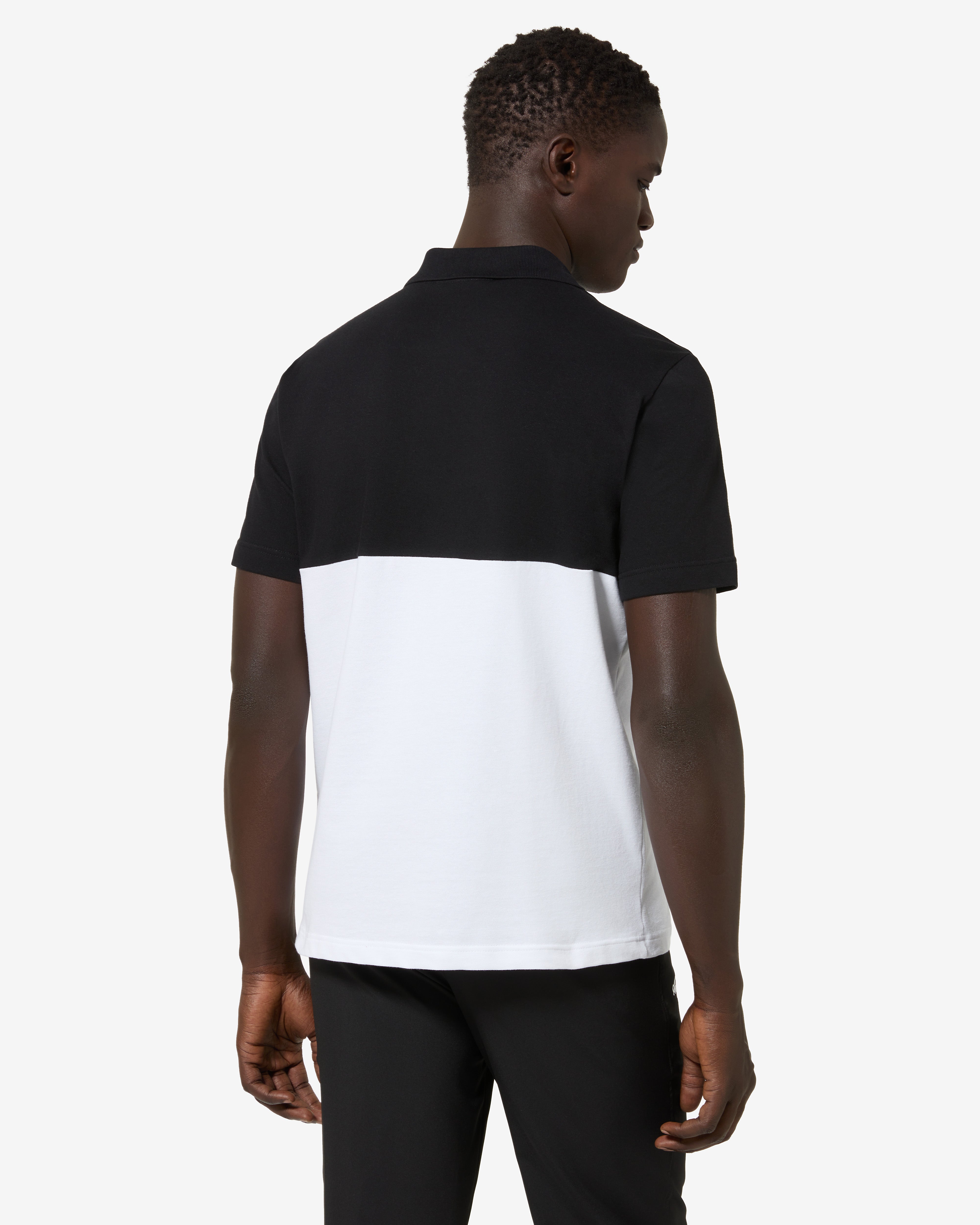 australian-vinyl-polo-shirt-nera-polo-in-piquet-elasticizzato image 3