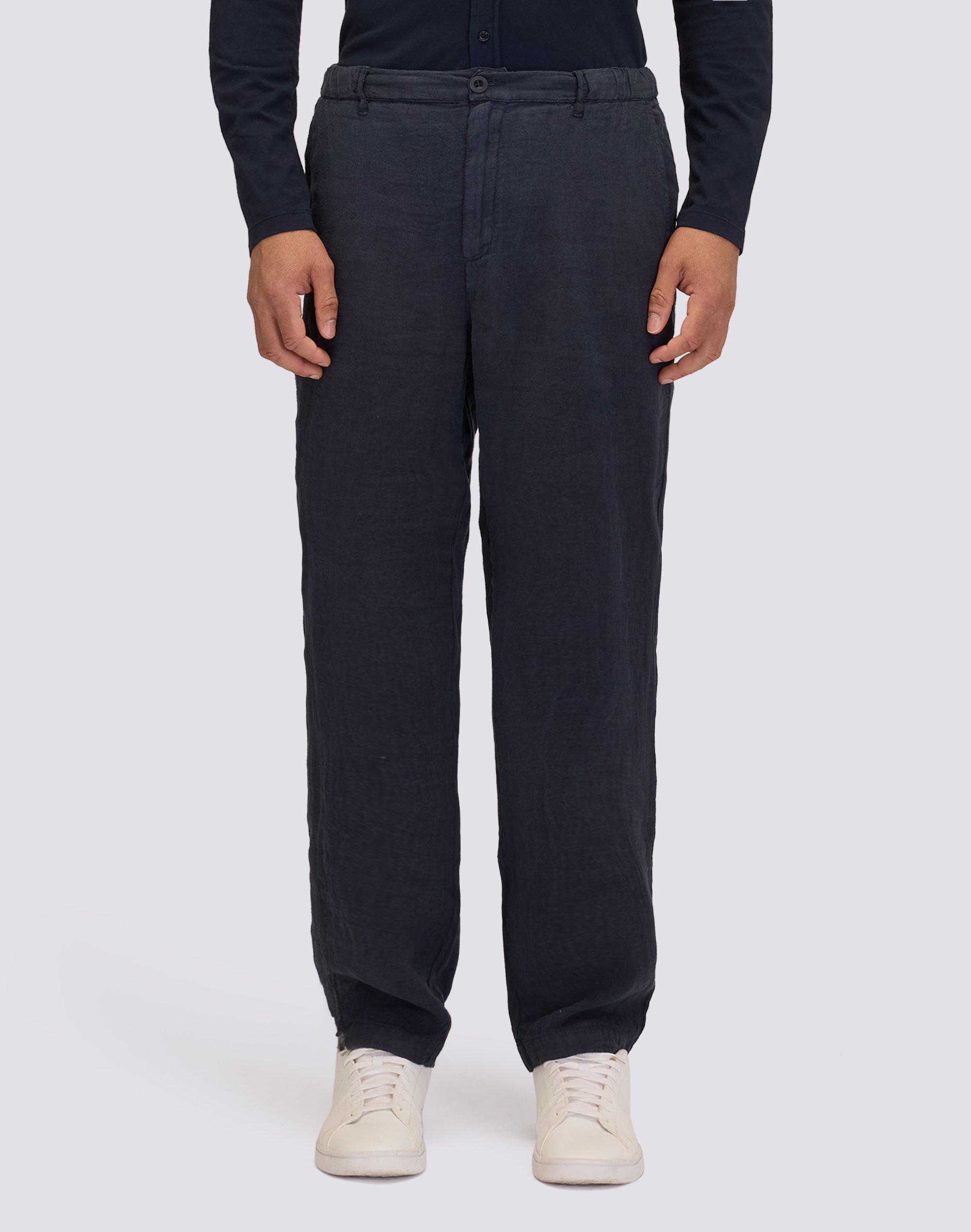 sundek-pantaloni-lunghi-uomo-in-lino-semi-elasticizzati image 1