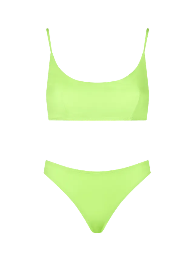 bikini-mc2-saint-barth-judy-naomi-bralette-giallo-fluo-tinta-unita image 1