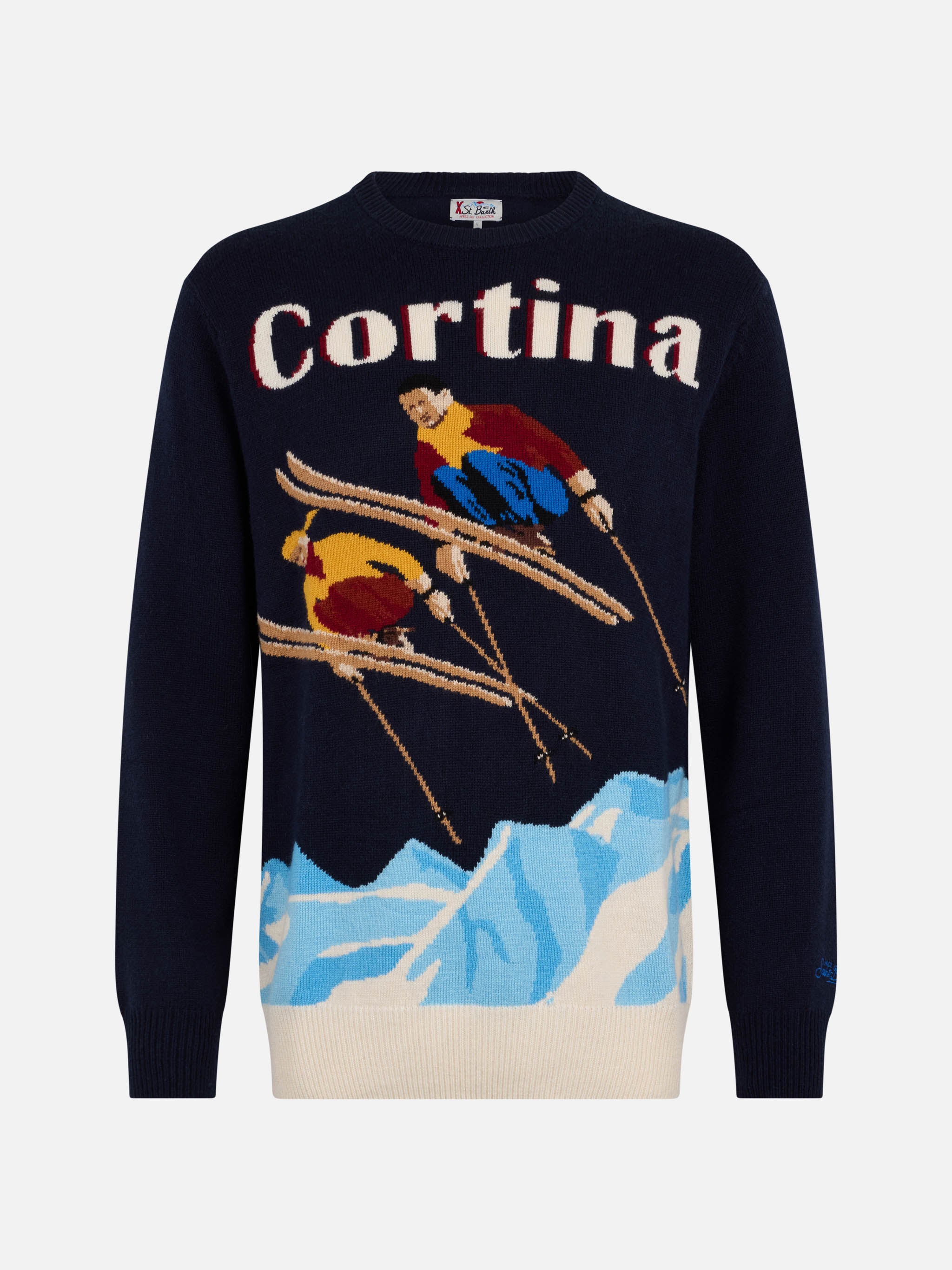 mc2-saint-barth-maglione-girocollo-heron-blu-con-jacquard-cartolina-cortina-da-u image 4