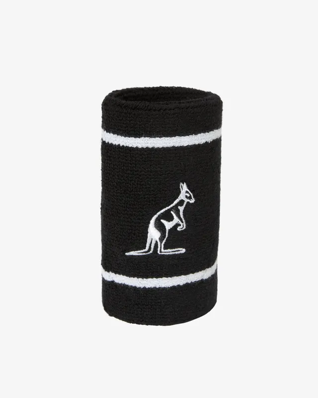 australian-tennis-crew-polsino-spugna-nero-wristband image 1