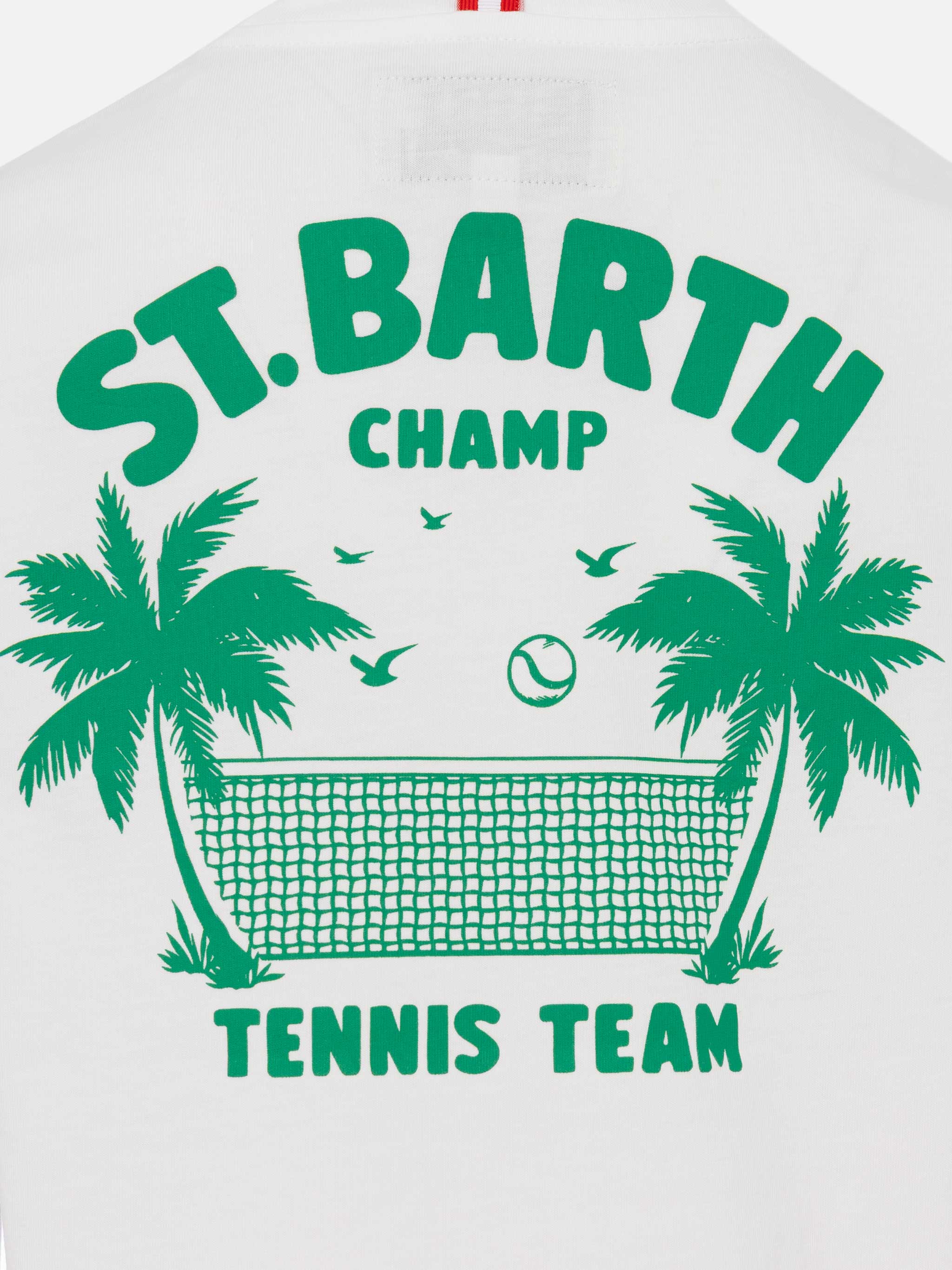 mc2-saint-barth-t-shirt-bambino-cotone-stampa-saint-barth-tennis-team image 3