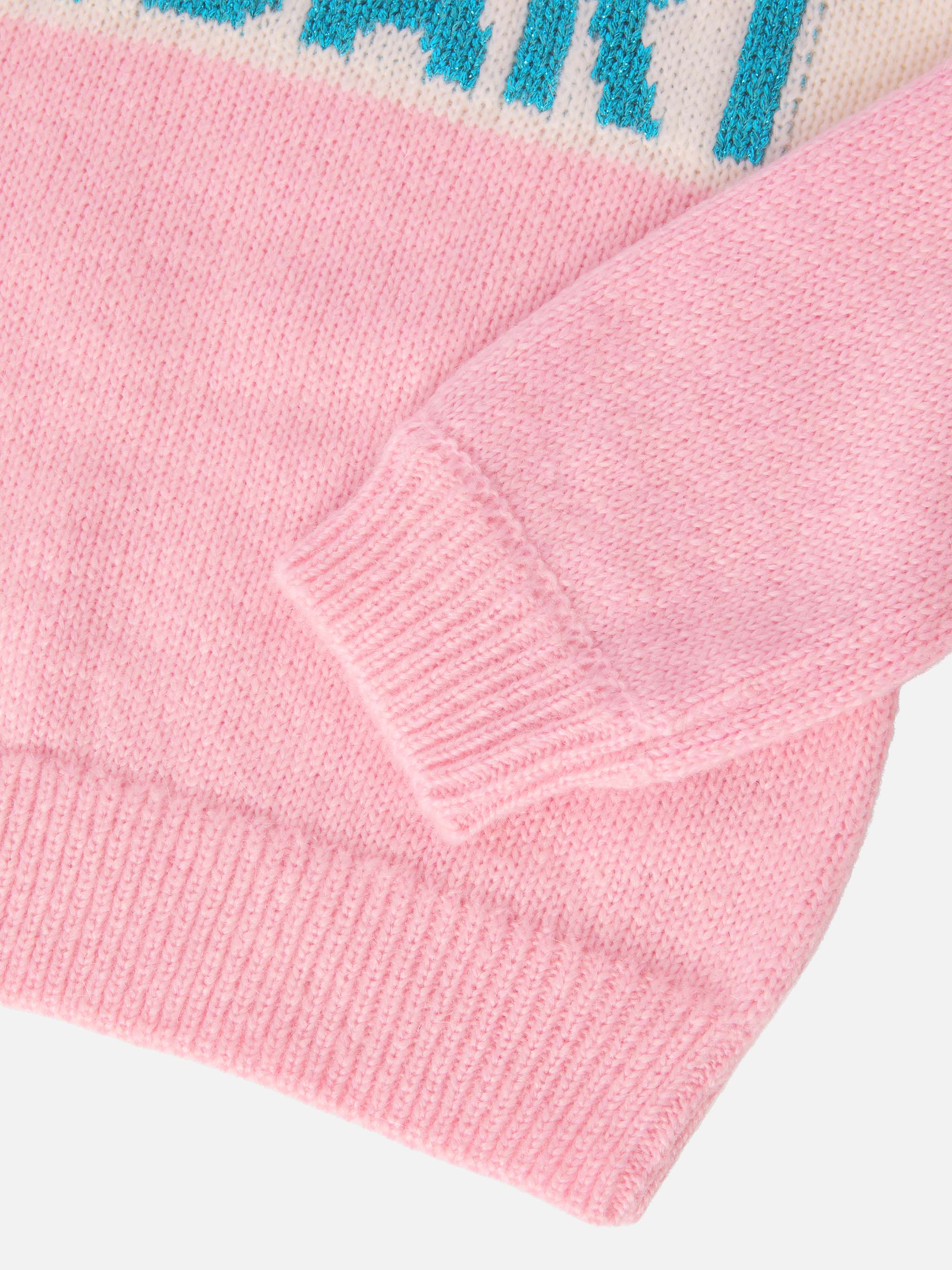 mc2-saint-barth-danya-jr-maglione-bimba-alpaca-jacquard-lurex-st-barth-rosa image 3