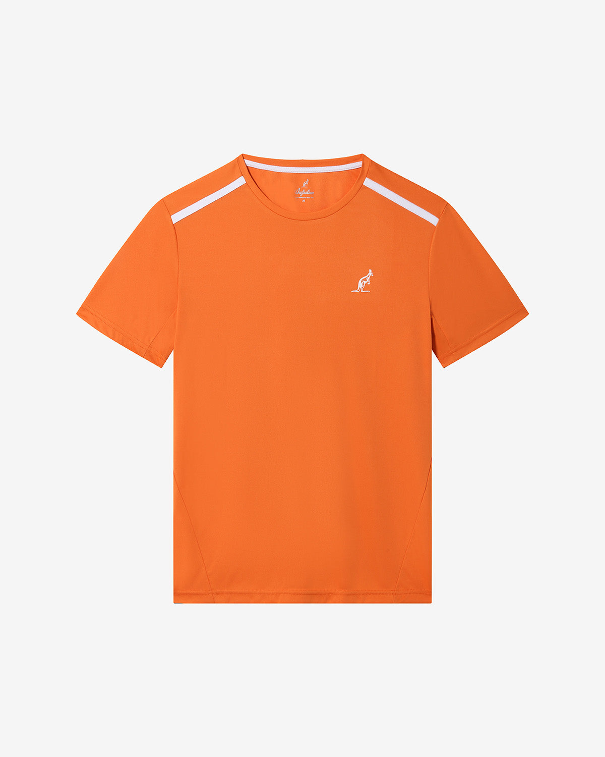 australian-t-shirt-ace-arancio-acceso-t-shirt-tennis-performance-made-in-italy image 5