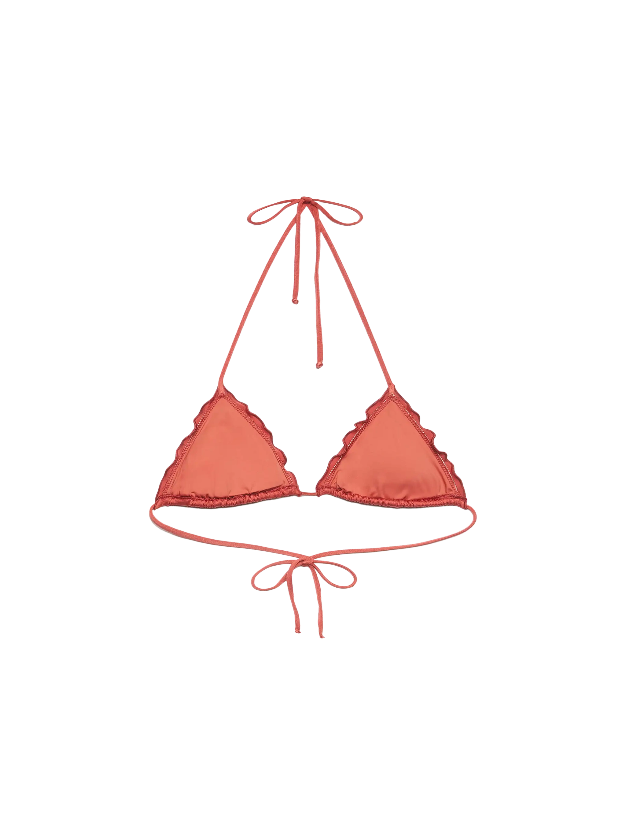 mc2-saint-barth-top-sagittarius-triangolo-shimmer-rosso-mattone image 2