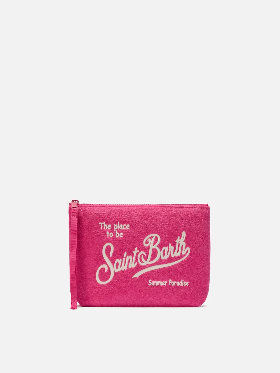 mc2-saint-barth-aline-pochette-effetto-spugna-rosa image 1