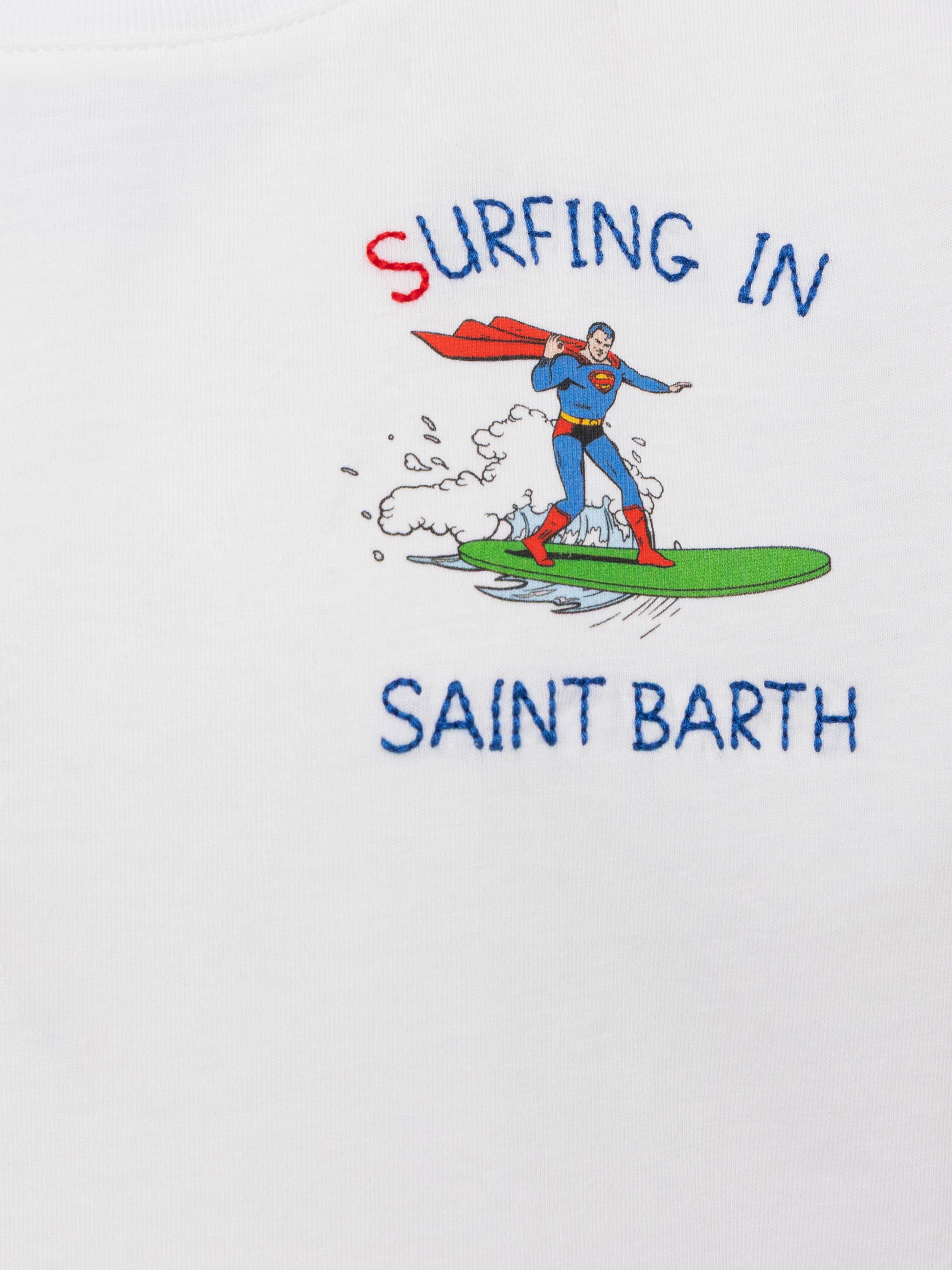 mc2-saint-barth-t-shirt-bambino-superman-edizione-speciale-in-cotone-bianco image 2