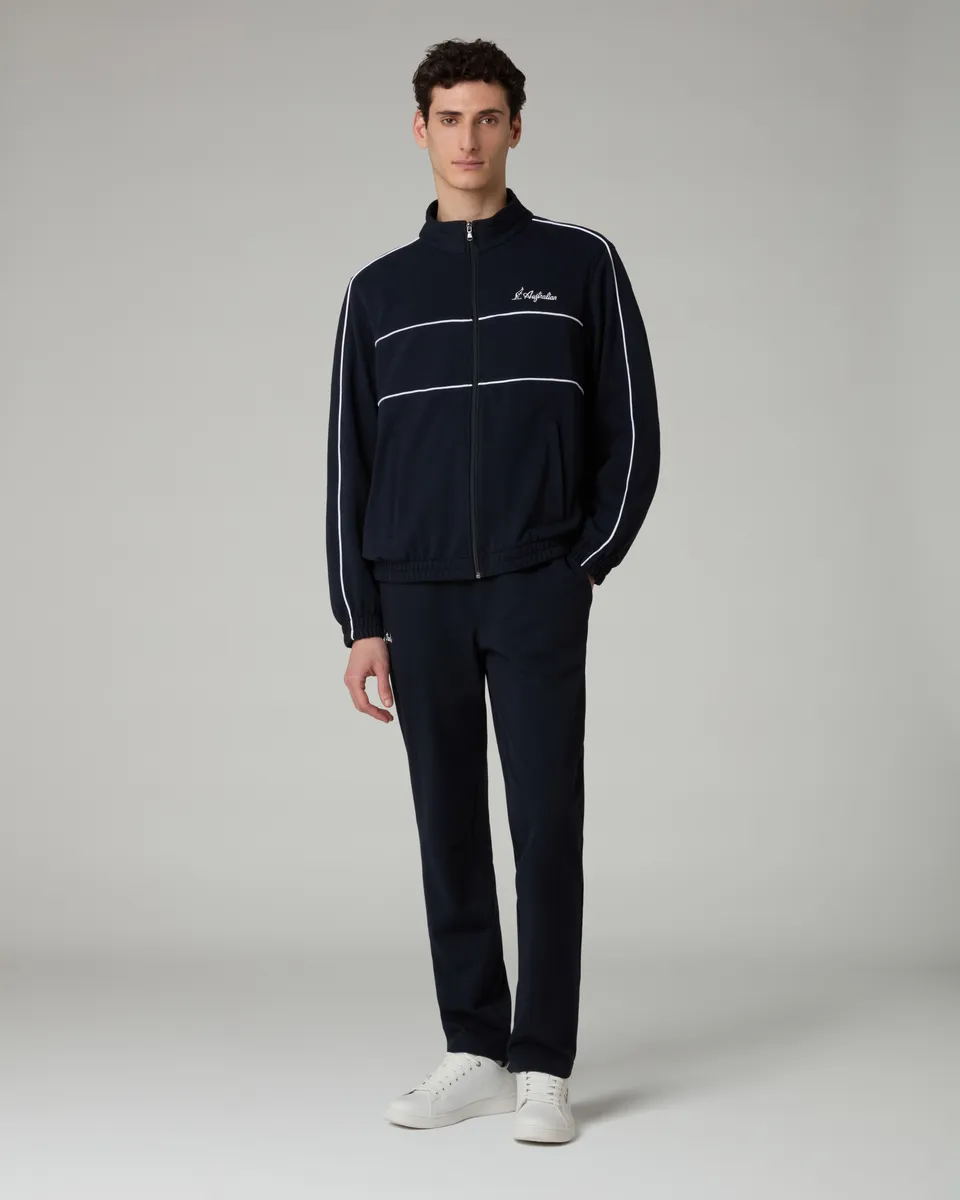 australian-mycon-piquet-tracksuit-tuta-heritage-blu-navy image 1