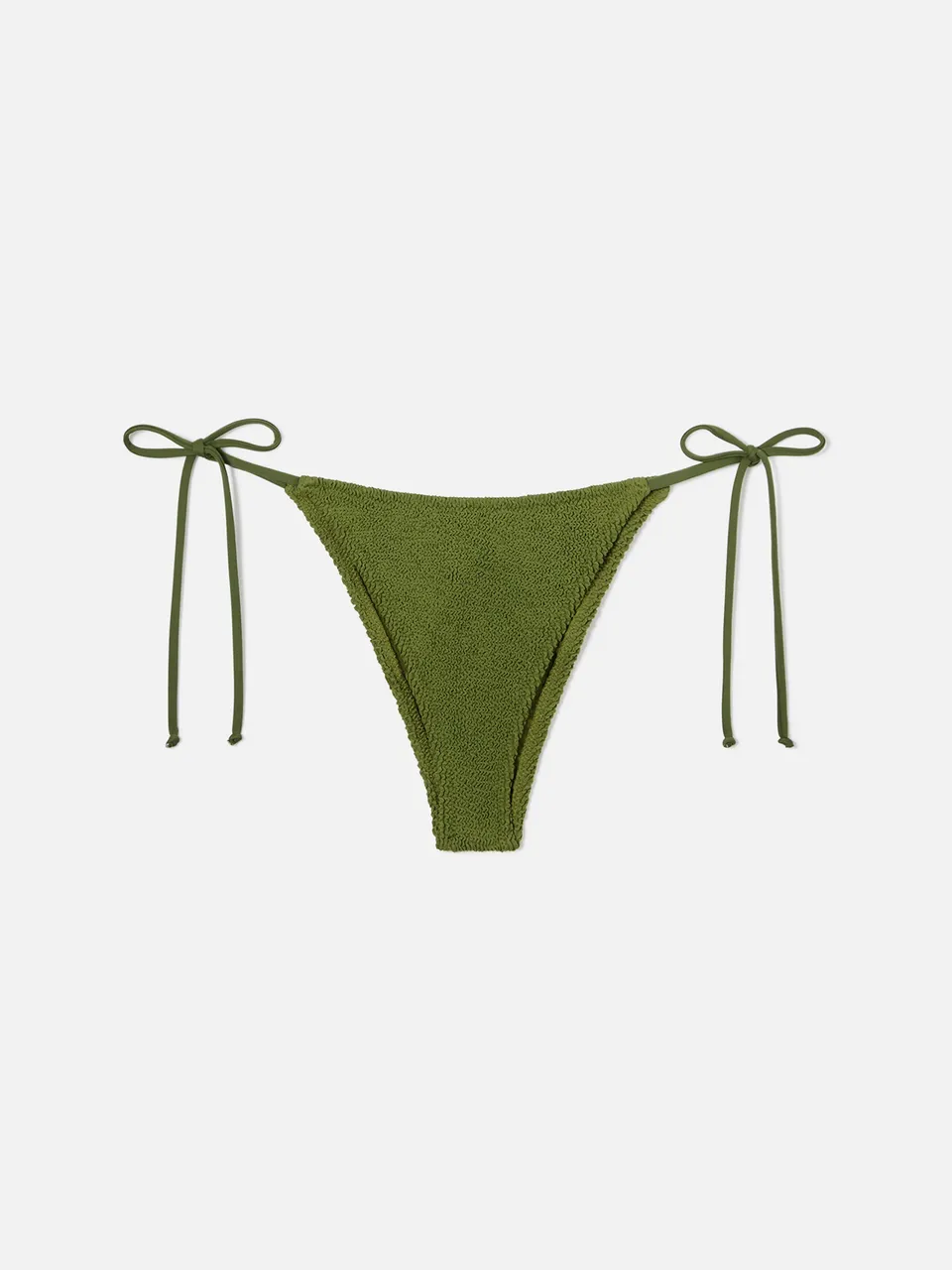 mc2-saint-barth-marielle-slip-mare-donna-brasiliana-in-tessuto-crinkle-verde-mil image 1
