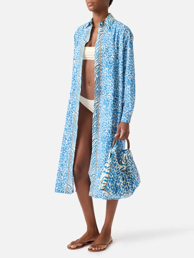 mc2-saint-barth-adeline-abito-lungo-donna-cotone-voile-animalier-azzurro image 1