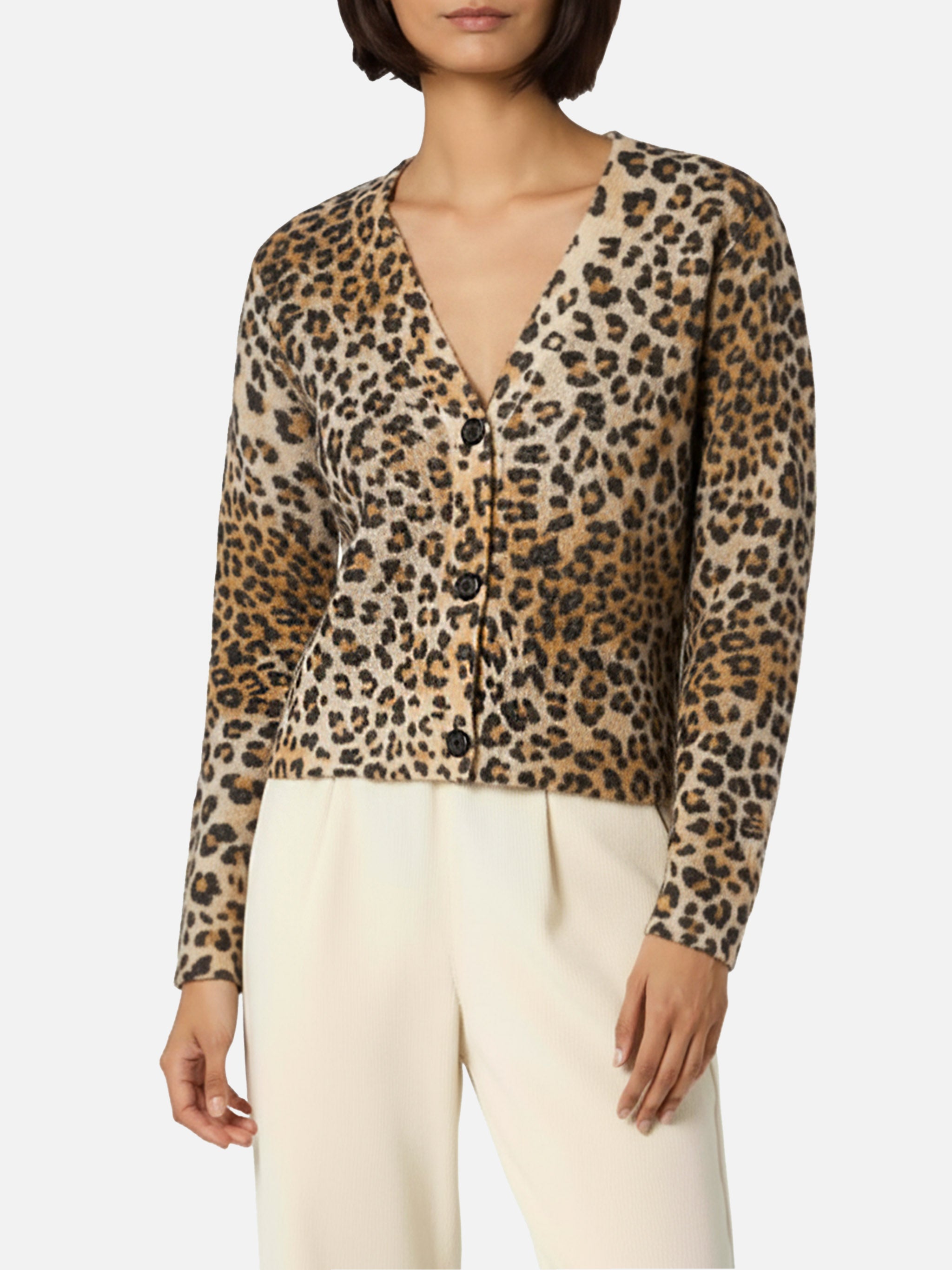 mc2-saint-barth-cardigan-lyza-animalier-marrone-maniche-voluminose image 1
