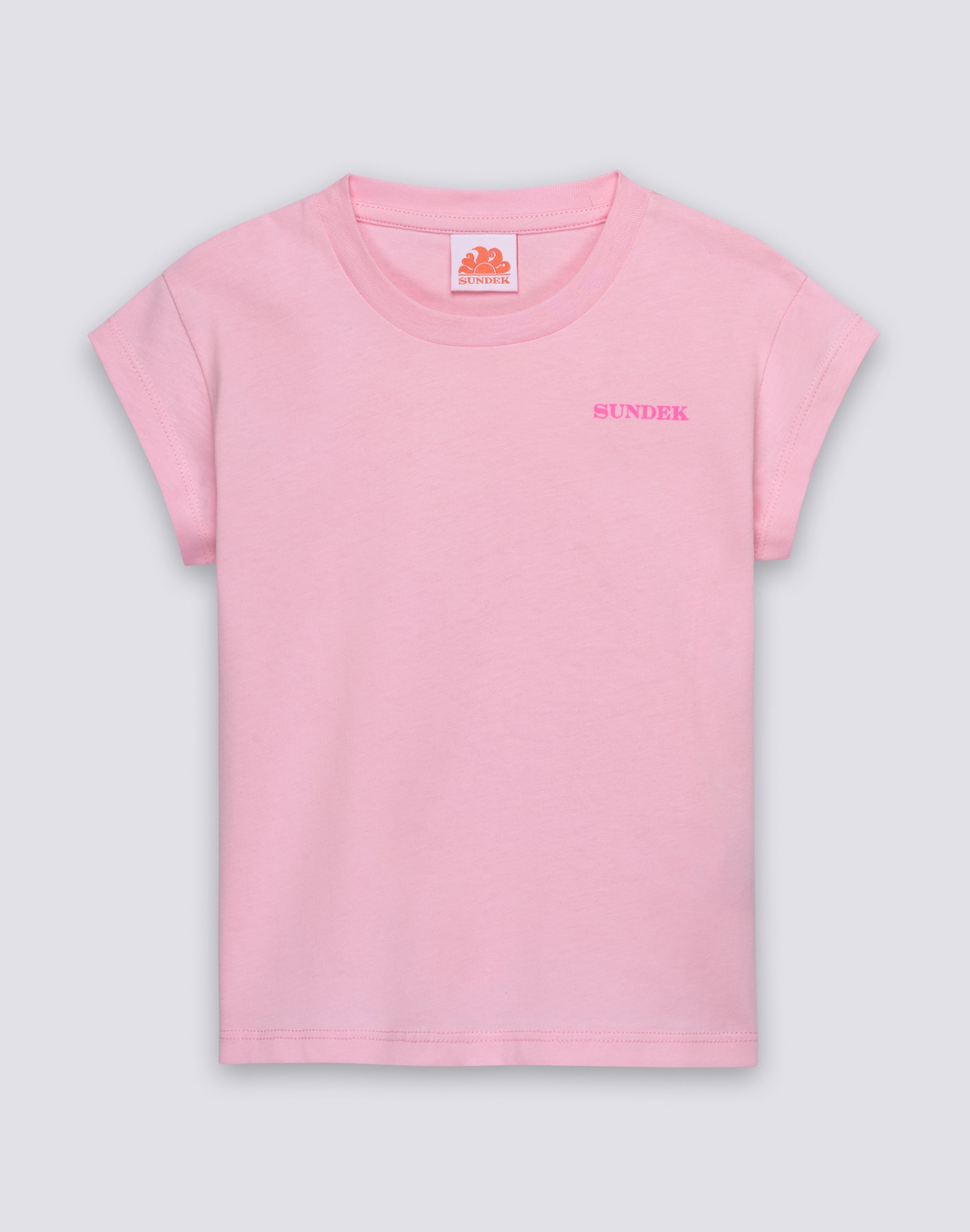sundek-bambina-t-shirt-logo-degrad-in-jersey-di-cotone image 2