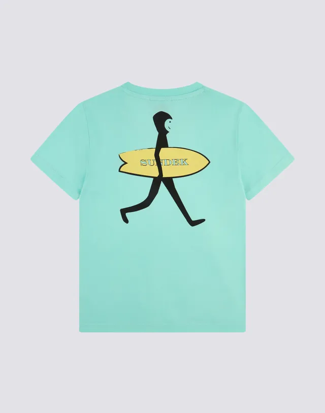 sundek-t-shirt-bambino-manica-corta-stampa-wetsuit image 1