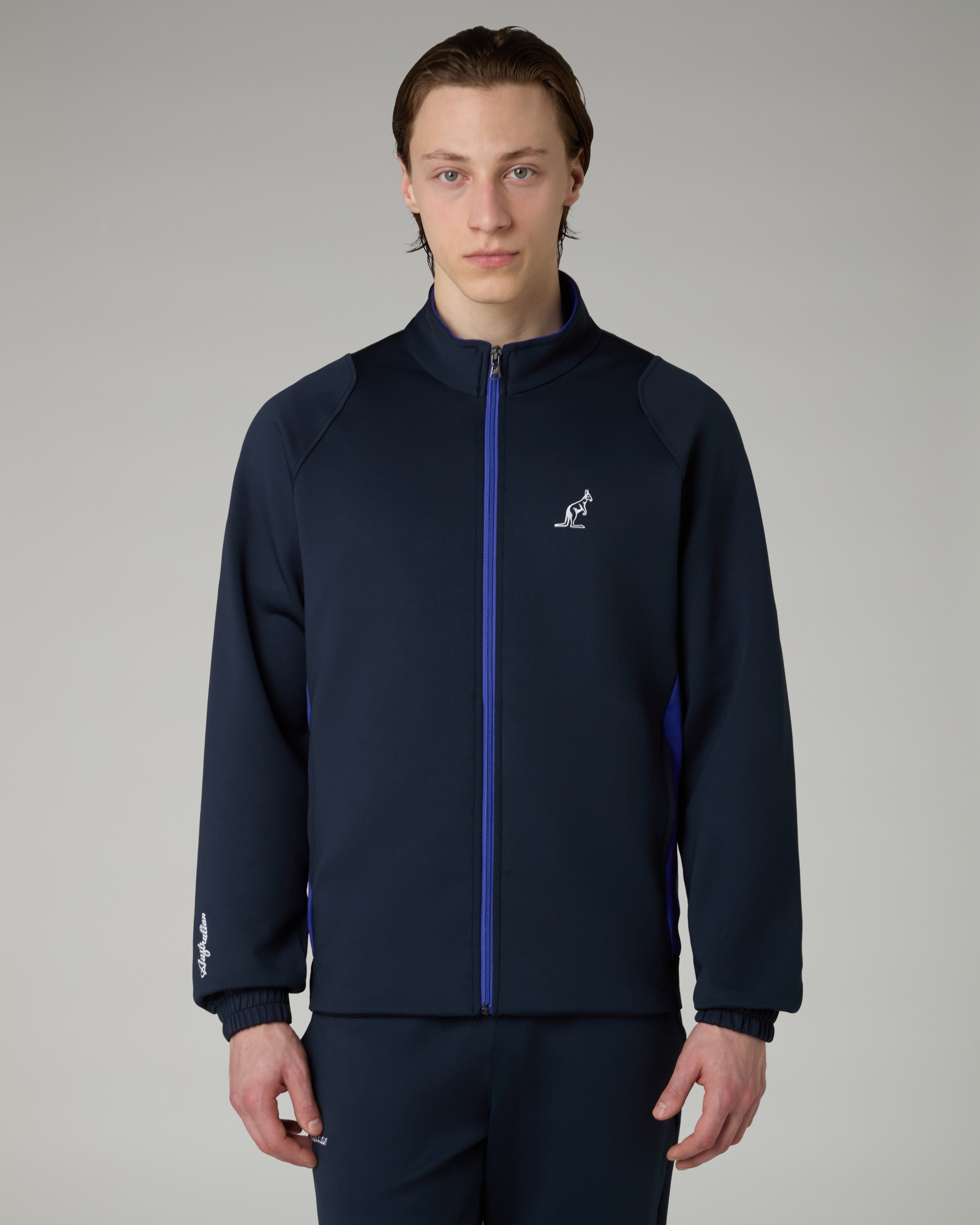australian-classic-pro-jacket-giacca-full-zip-in-tessuto-shot-eclipse-blue image 1