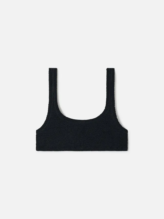 mc2-saint-barth-top-bikini-naima-bralette-donna-crinkle-nero image 1