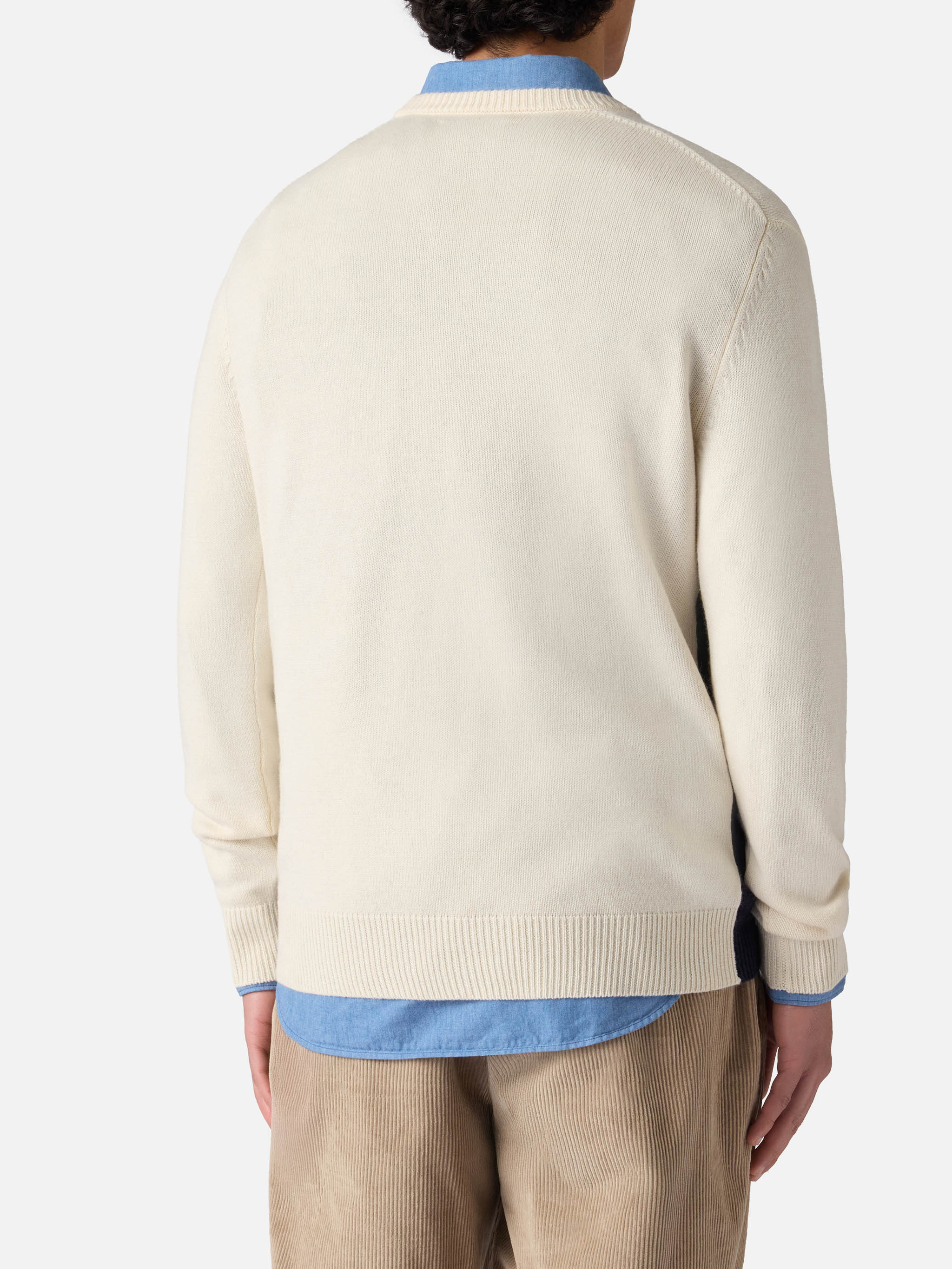 mc2-saint-barth-heron-maglione-girocollo-uomo-st-moritz-jacquard-bianco image 3