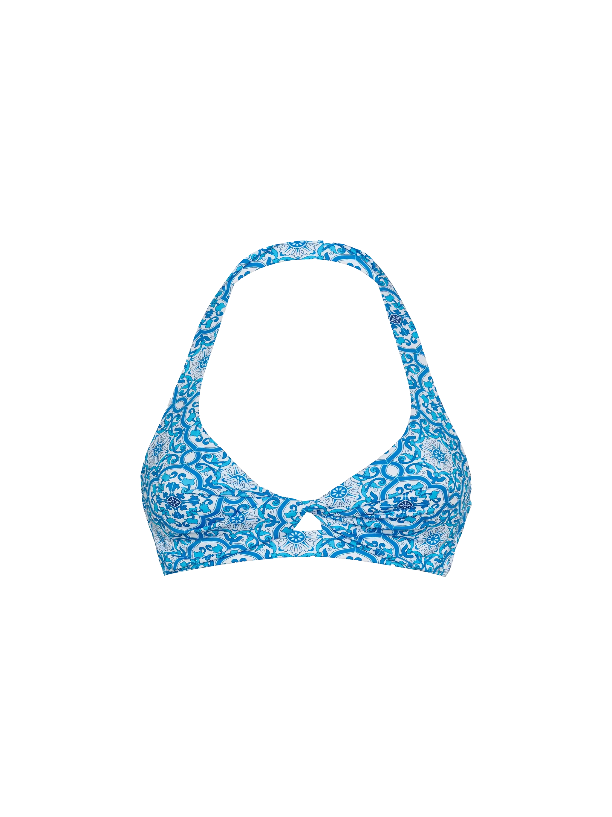 mc2-saint-barth-leda-top-bralette-triangolo-stampa-maiolica image 1