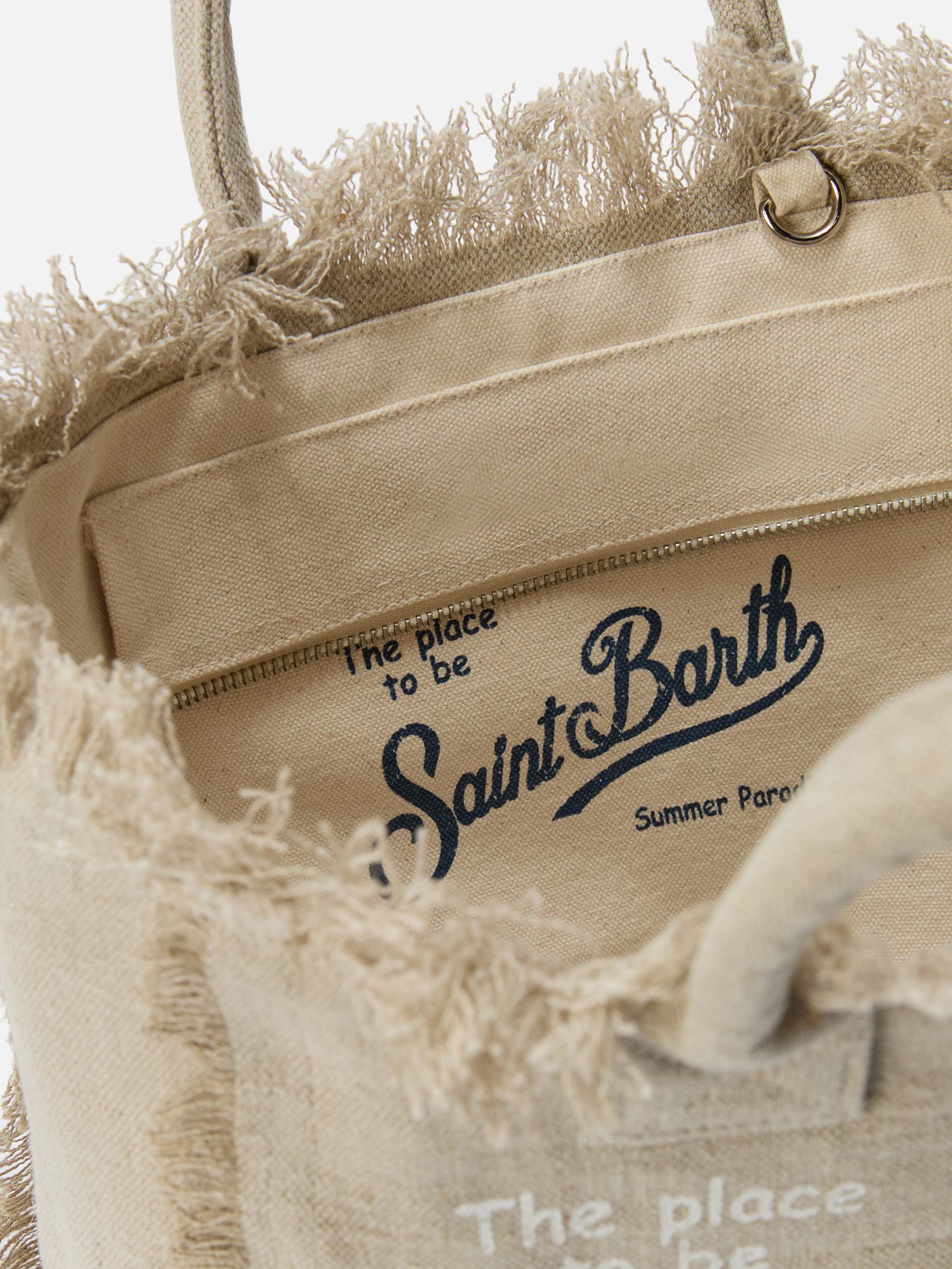 mc2-saint-barth-borsa-colette-in-lino-beige-tinta-unita-con-frange image 4