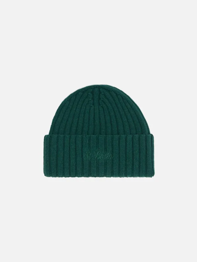 mc2-saint-barth-berretto-wengen-cappello-in-lana-verde-inglese image 1