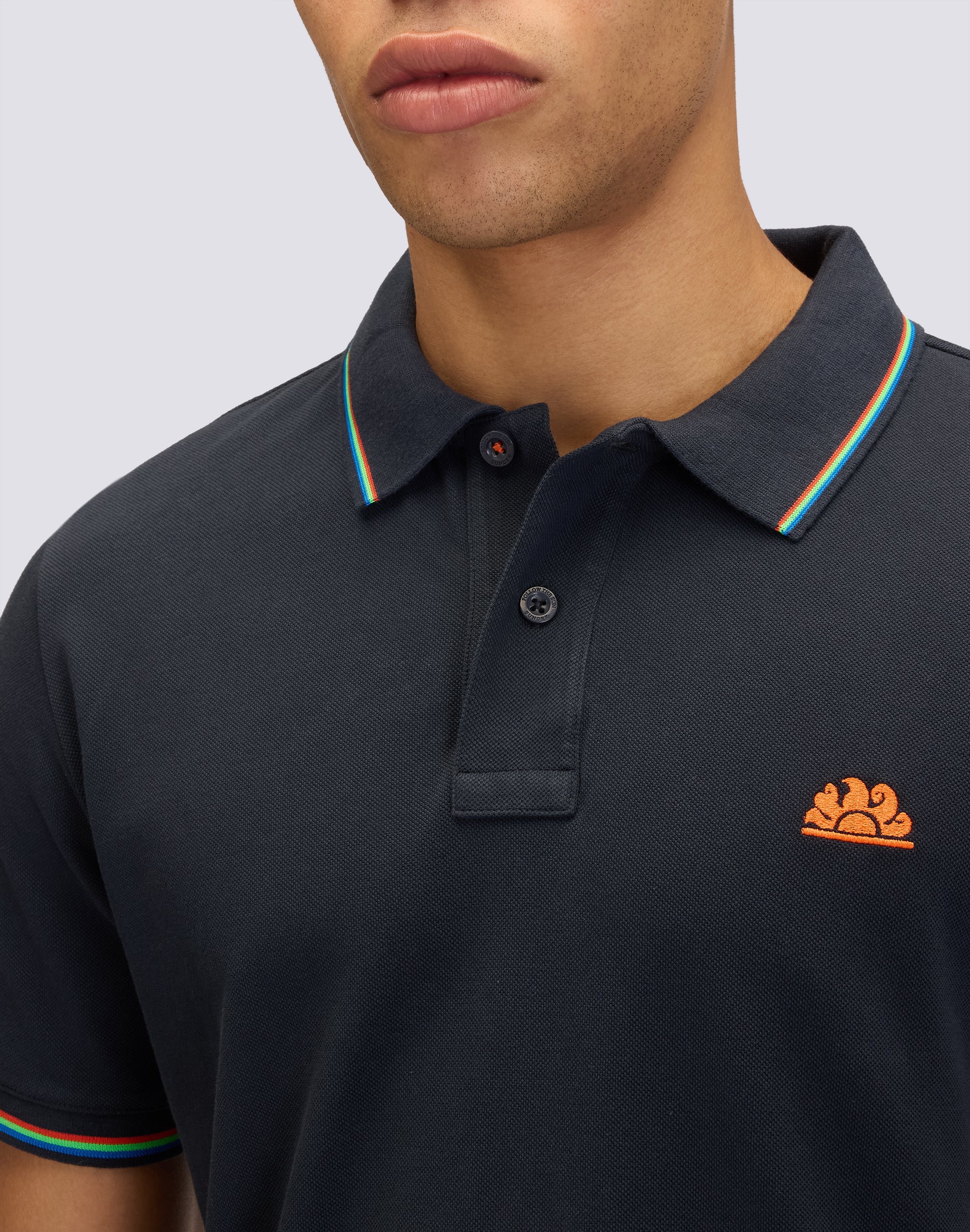 sundek-polo-uomo-in-cotone-pima-tinta-unita-classica image 3