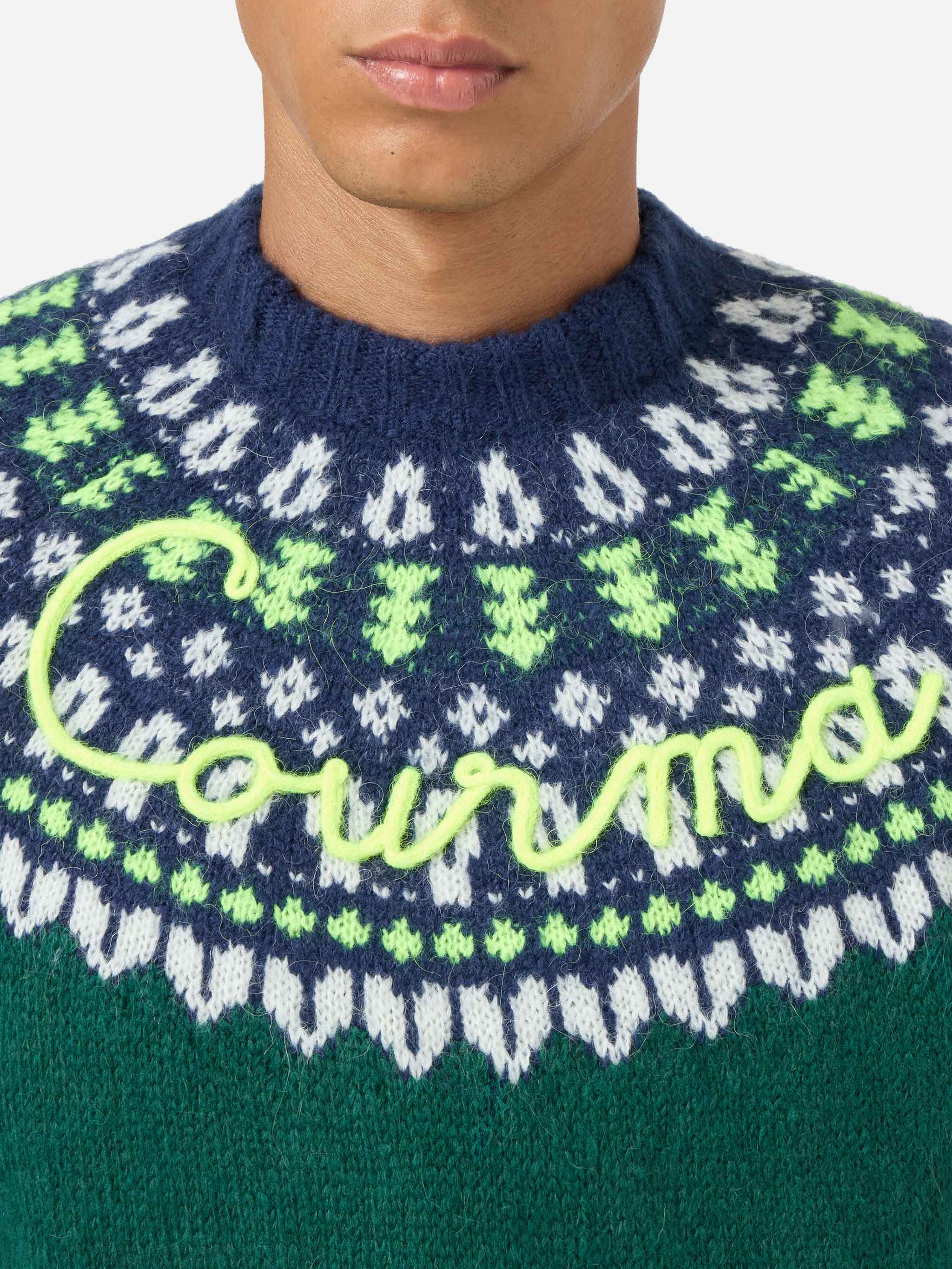 mc2-saint-barth-maglione-heron-nordic-soft-jacquard-fair-isle-verde-foresta-uomo image 3