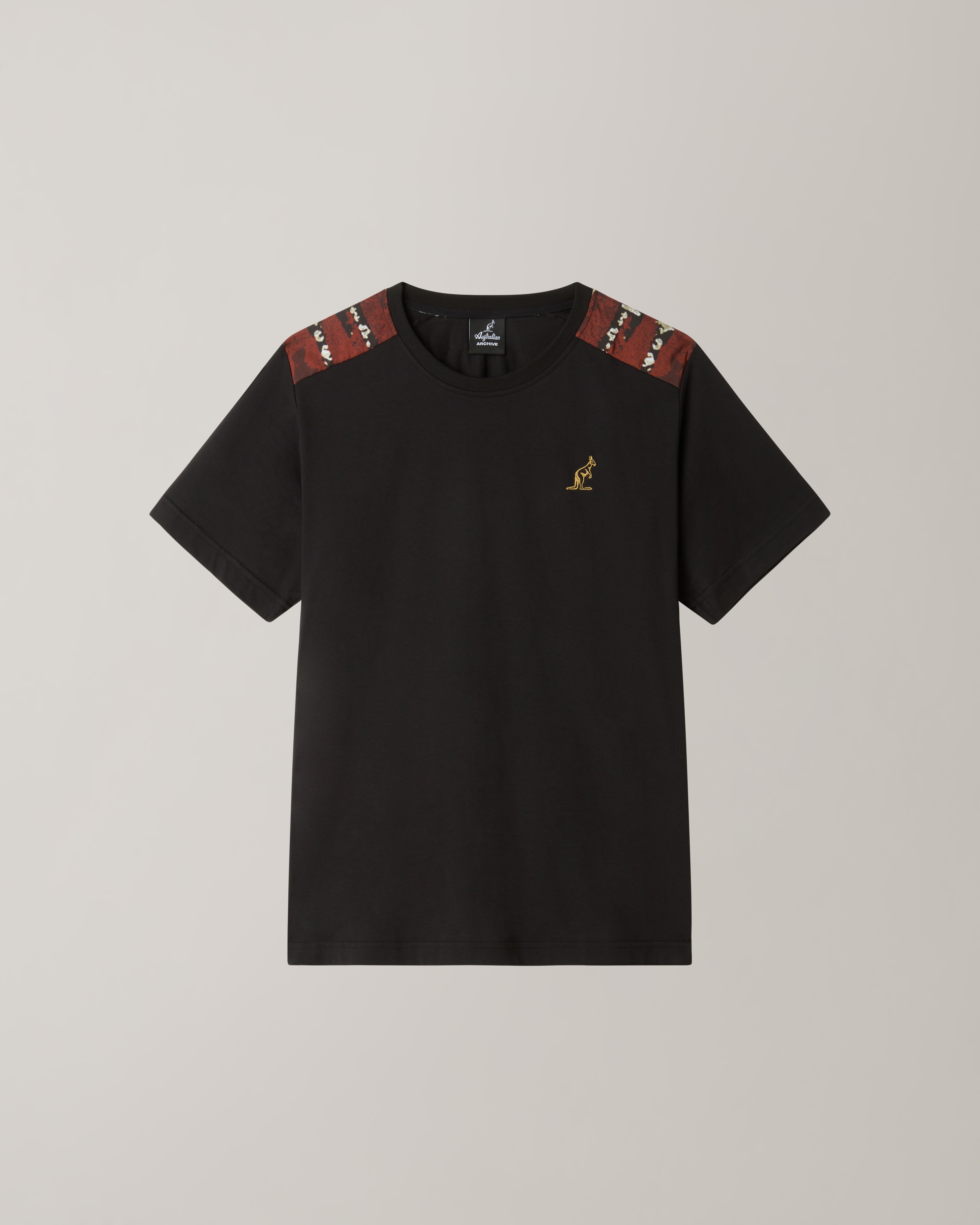 australian-arak-t-shirt-in-cotone-inserti-smash-sulle-spalle image 5