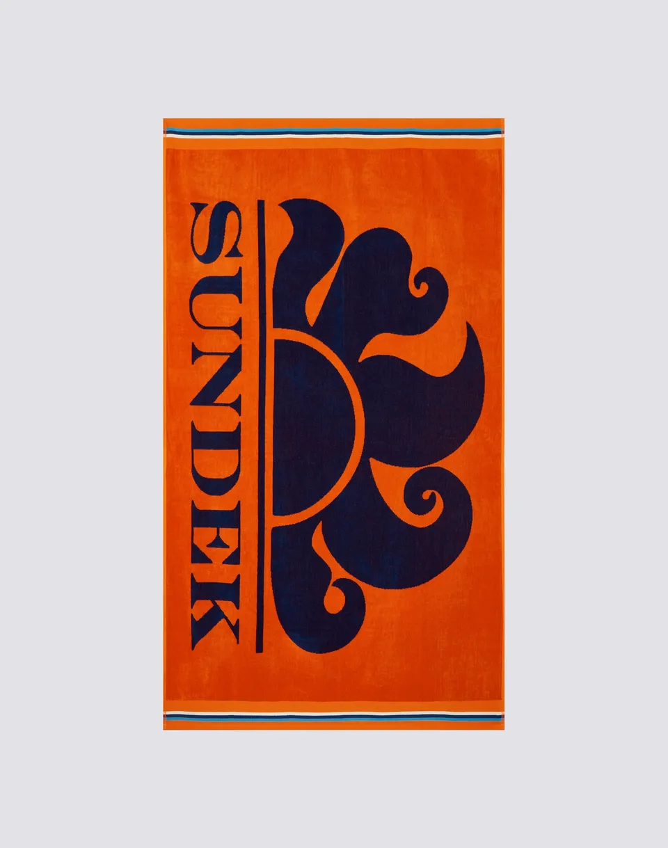 sundek-telo-mare-new-classic-jacquard-con-logo-100x180-cm image 1
