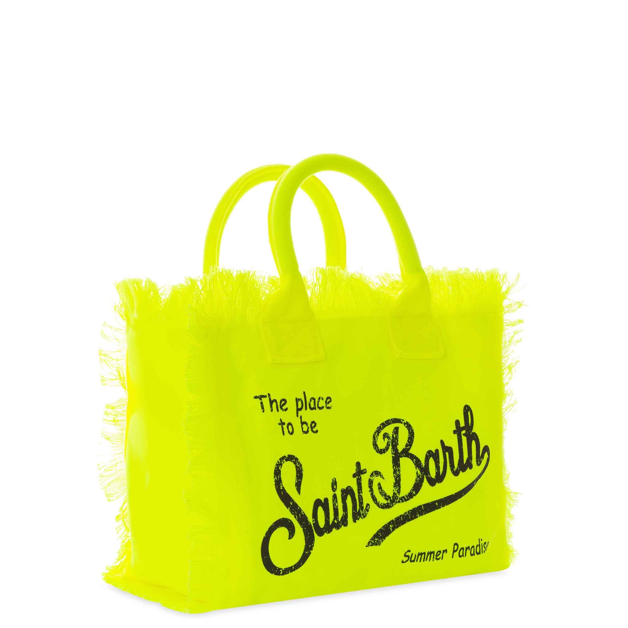 borsa-mc2-saint-barth-colette-in-canvas-di-cotone-giallo-fluo image 3