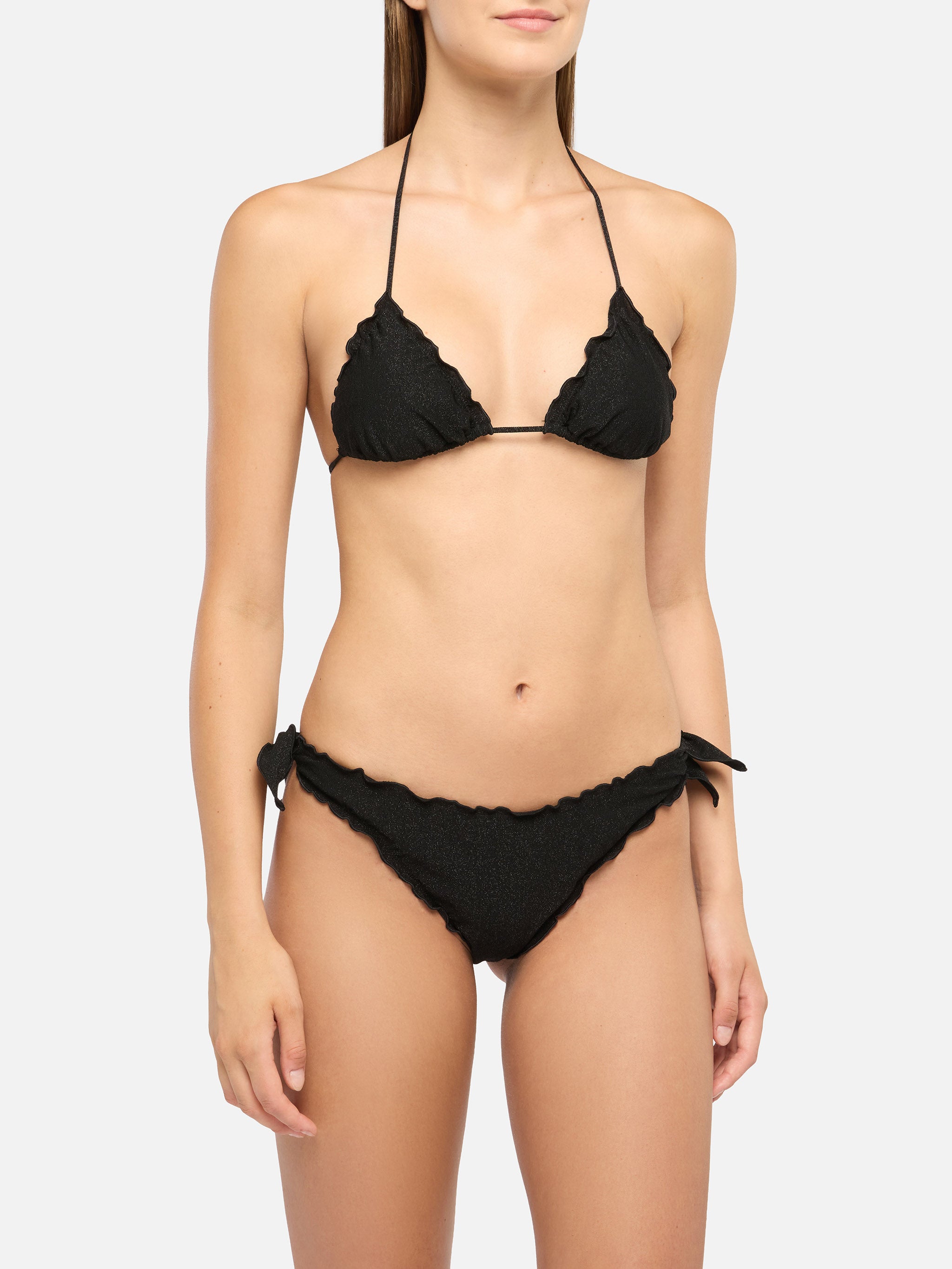 mc2-saint-barth-bikini-classico-a-triangolo-sagittarius-moon-in-lurex-nero image 2