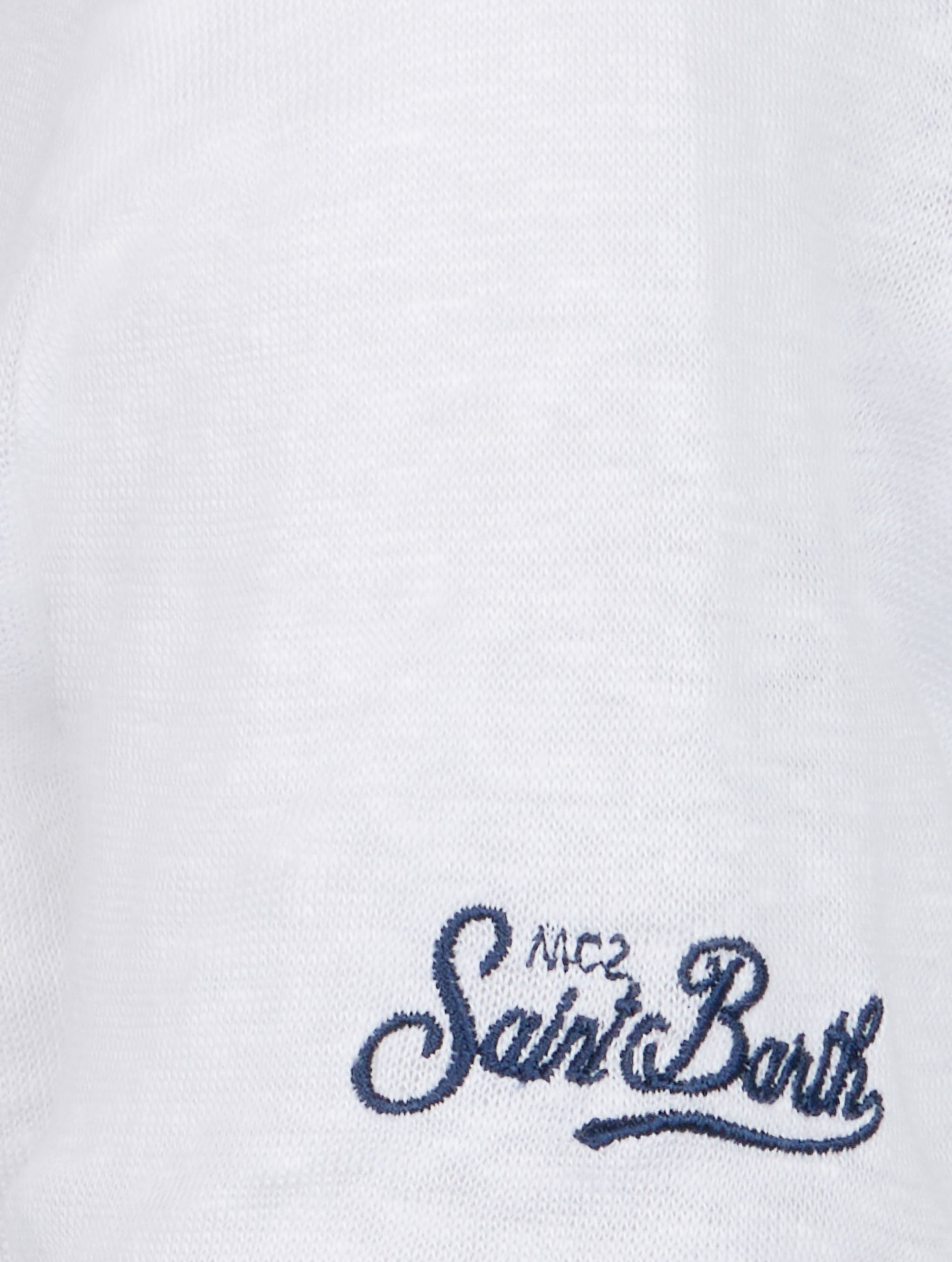 mc2-saint-barth-t-shirt-bambino-alex-lino-bianco-sporco image 3