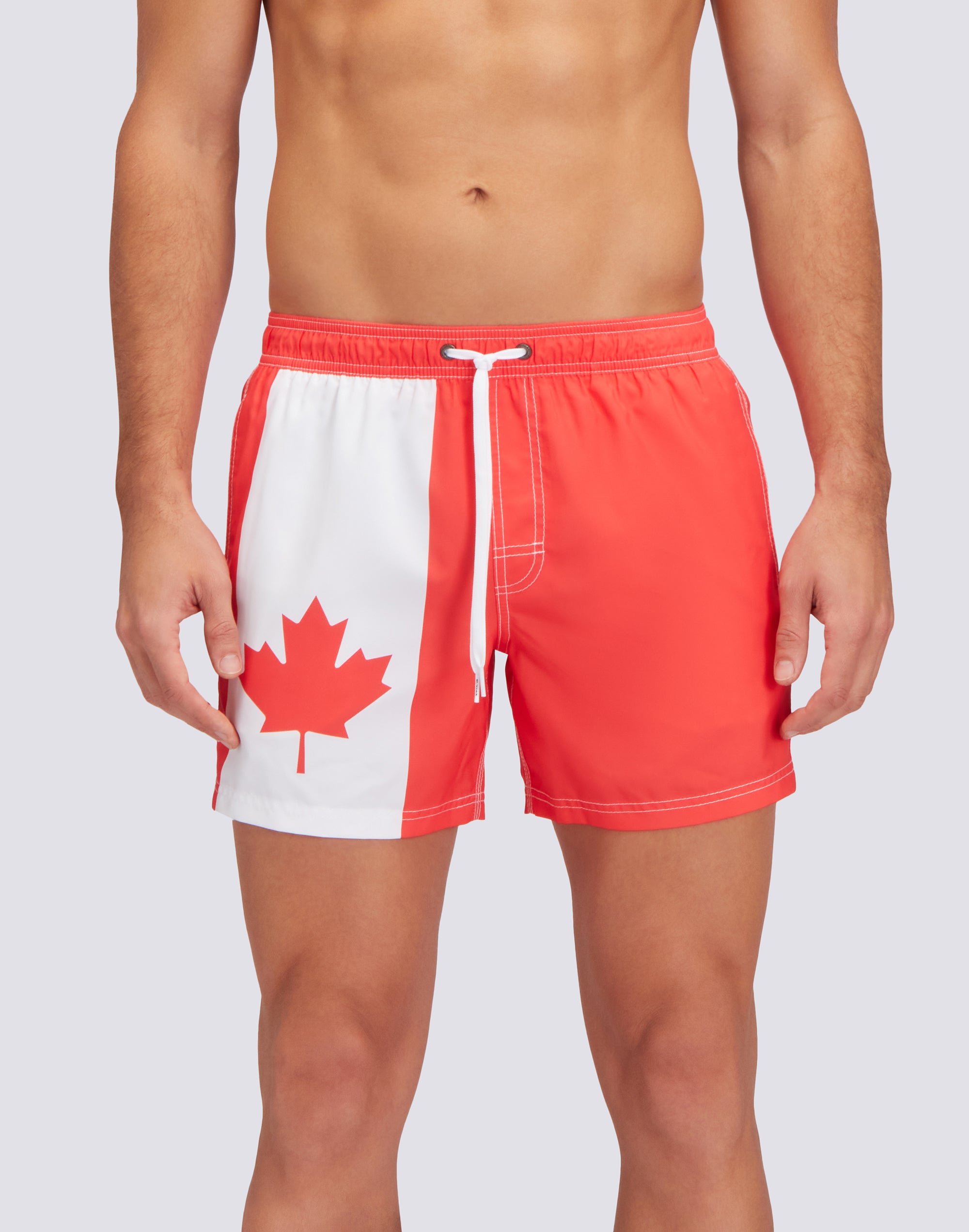 sundek-costume-boxer-mare-uomo-corto-bandiera-canada-in-poliestere-riciclato-rep image 2