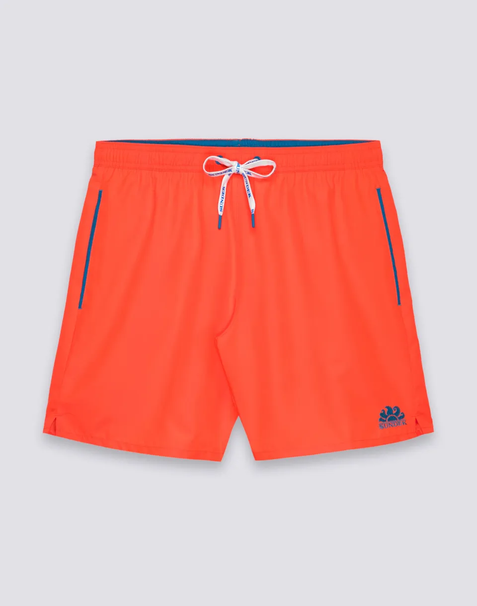 sundek-m747bdrt300-costume-da-bagno-uomo-lungo-vita-elasticata-con-piping-in-pol image 1