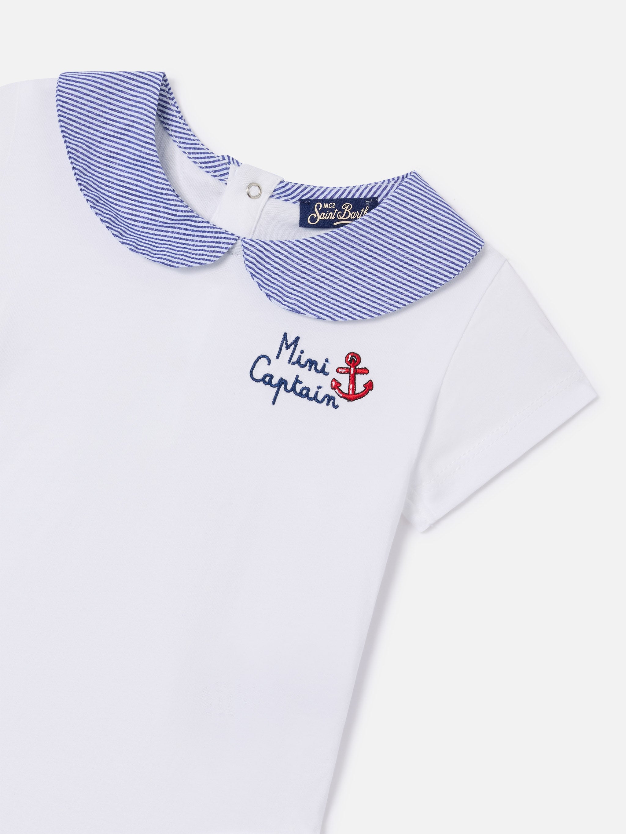 mc2-saint-barth-body-lou-neonato-cotone-organico-bianco-ricamo-mini-captain image 2